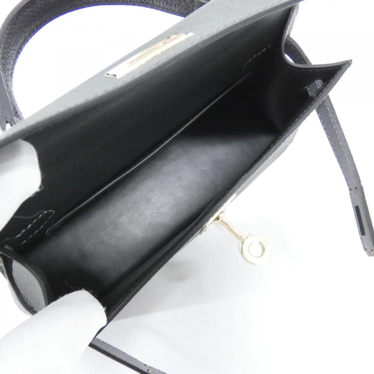 HERMES Kelly 082732CP Handbag Epsom Black Epsom Leather Unused - Thumbnail 5