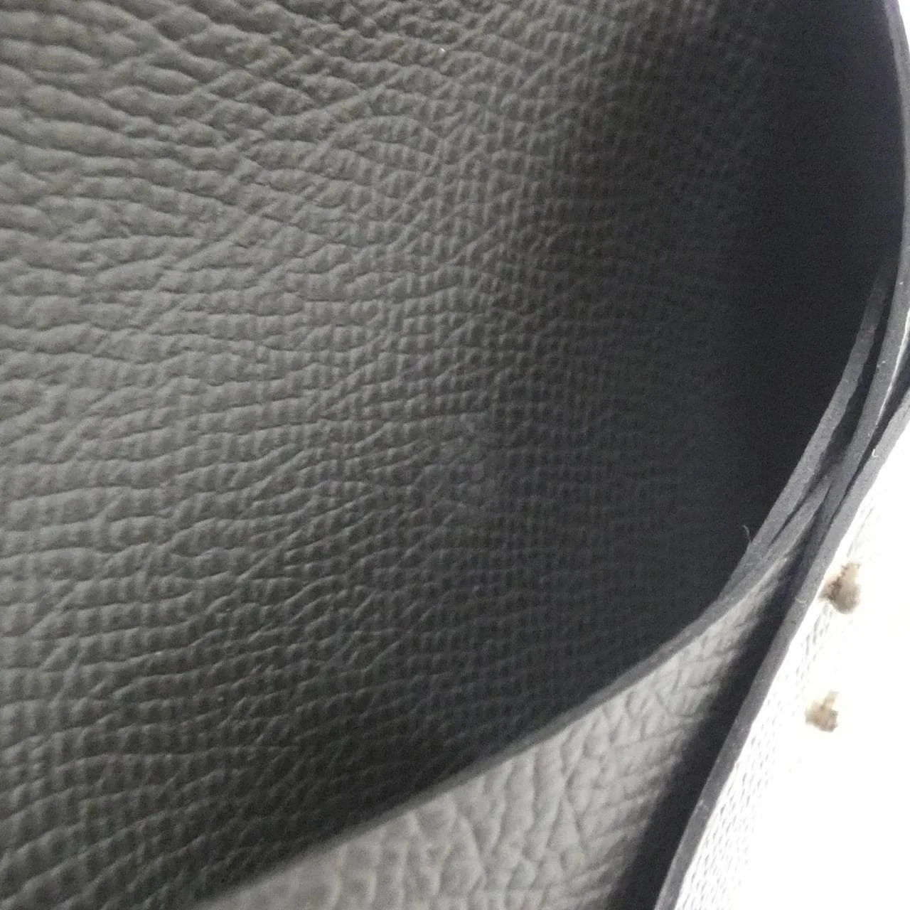 HERMES 083035CK Coin Case Epsom Black Epsom Leather Rank A - Thumbnail 5