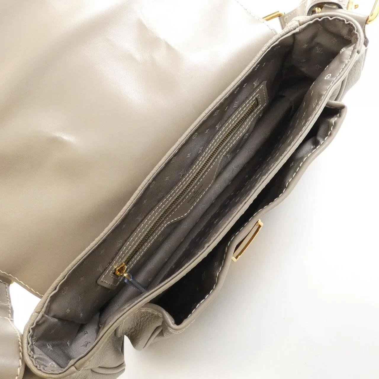 LOUIS VUITTON M91783 Shoulder Leather Black Leather Rank B - Thumbnail 8
