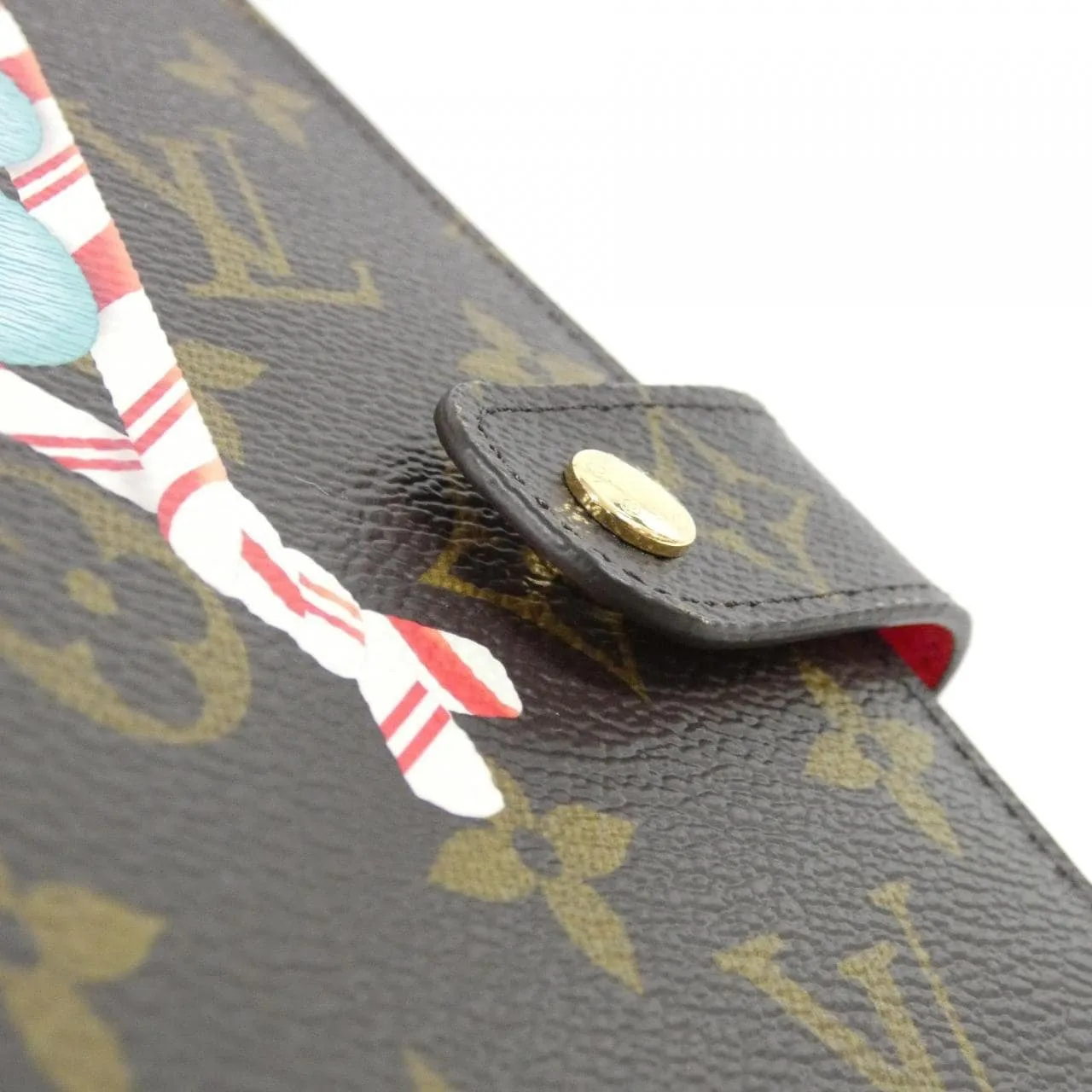 LOUIS VUITTON GI1170 Wallet Monogram Red Monogram Rank A - Thumbnail 3