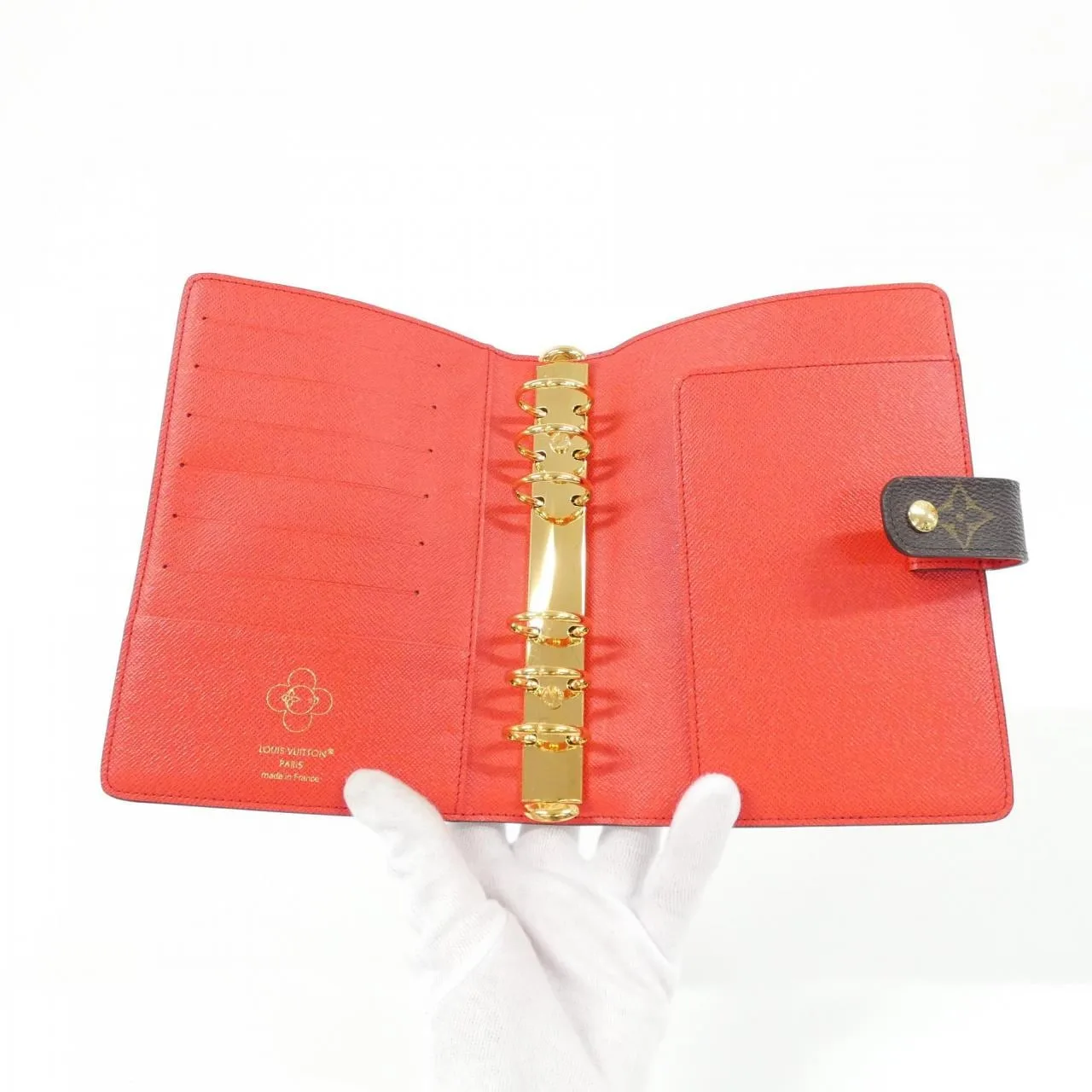 LOUIS VUITTON GI1170 Wallet Monogram Red Monogram Rank A - Thumbnail 4