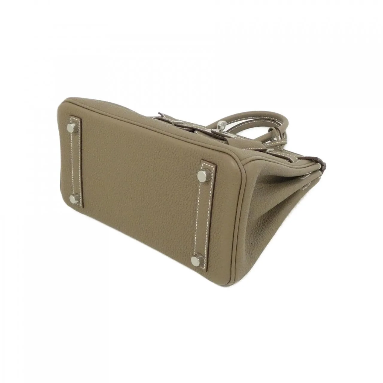 HERMES Birkin 041344CK Handbag Togo Etoupe Togo Leather Unused - Thumbnail 3