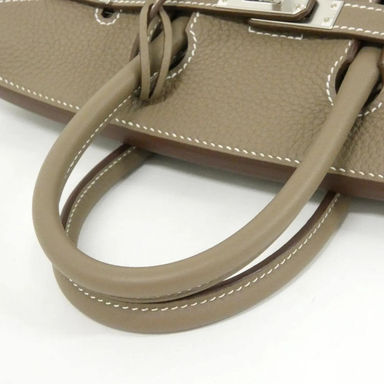 HERMES Birkin 041344CK Handbag Togo Etoupe Togo Leather Unused - Thumbnail 5