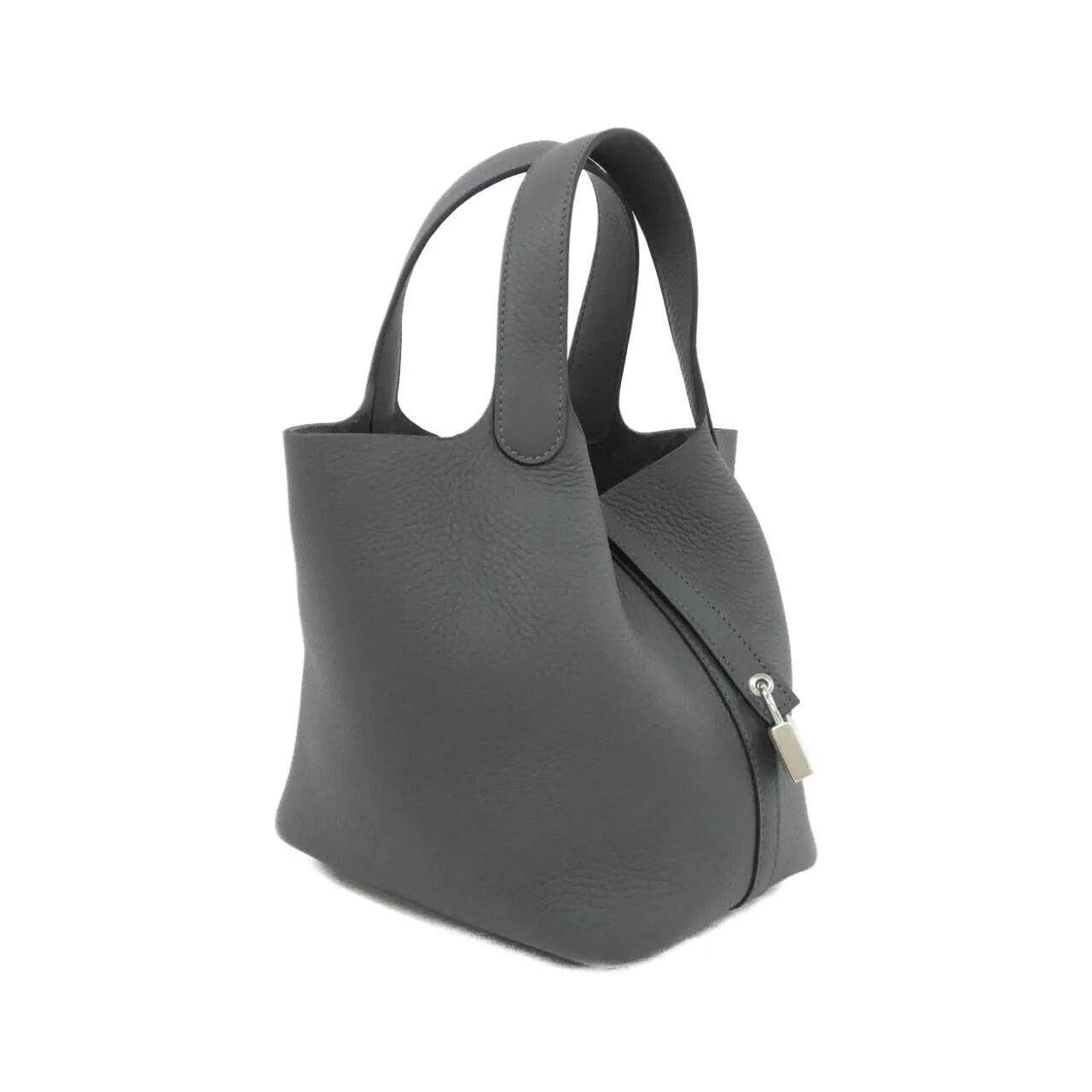 HERMES Picotin 056289CK Handbag Clemence