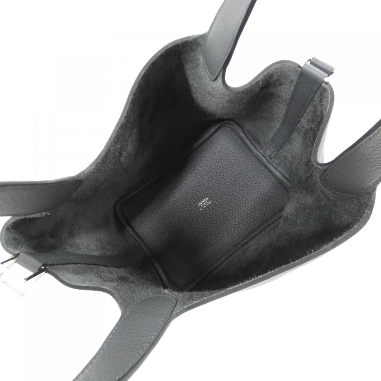 HERMES Picotin 056289CK Handbag Clemence Clemence Leather Unused - Thumbnail 5