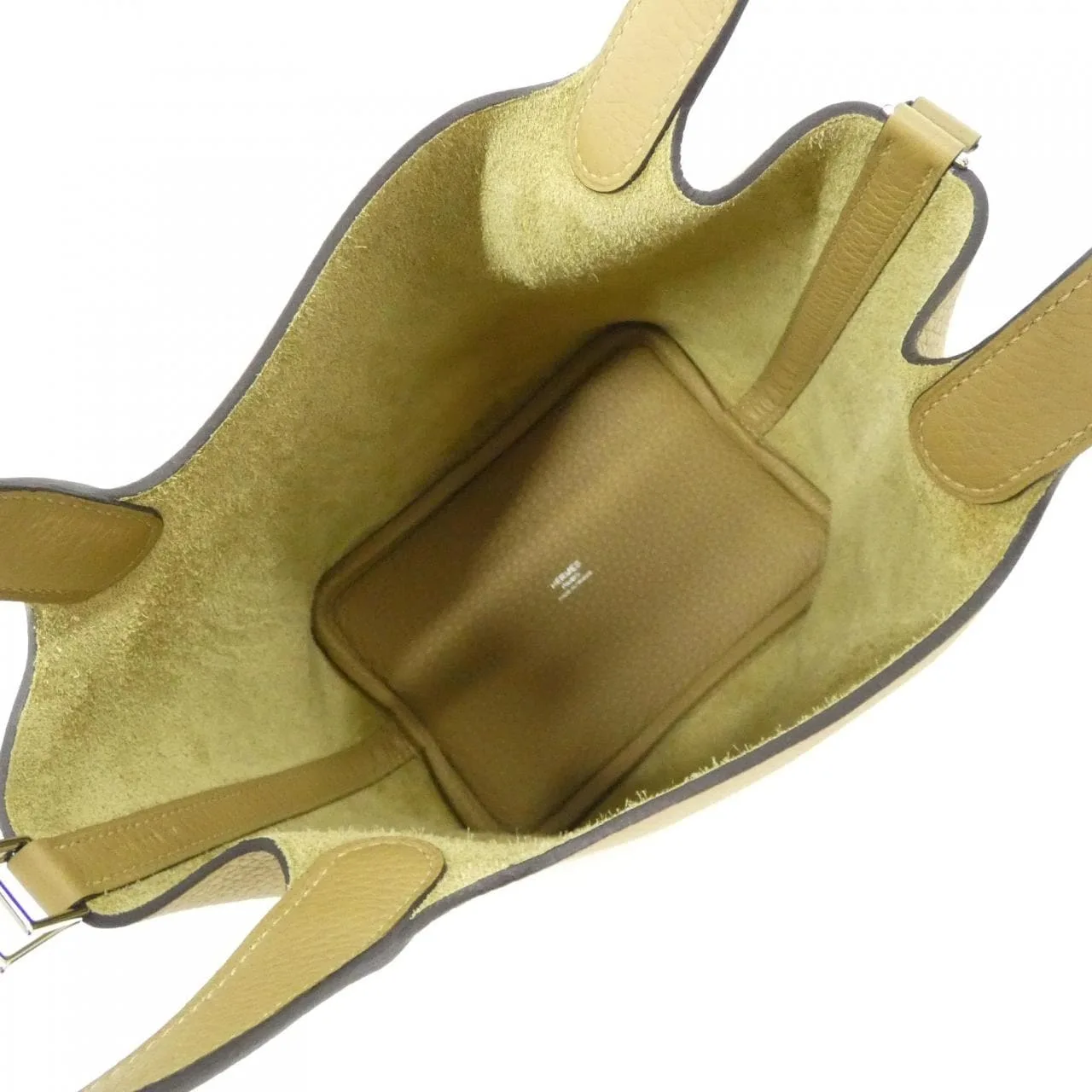 HERMES Picotin 056289CK Handbag Clemence Clemence Leather Unused - Thumbnail 5