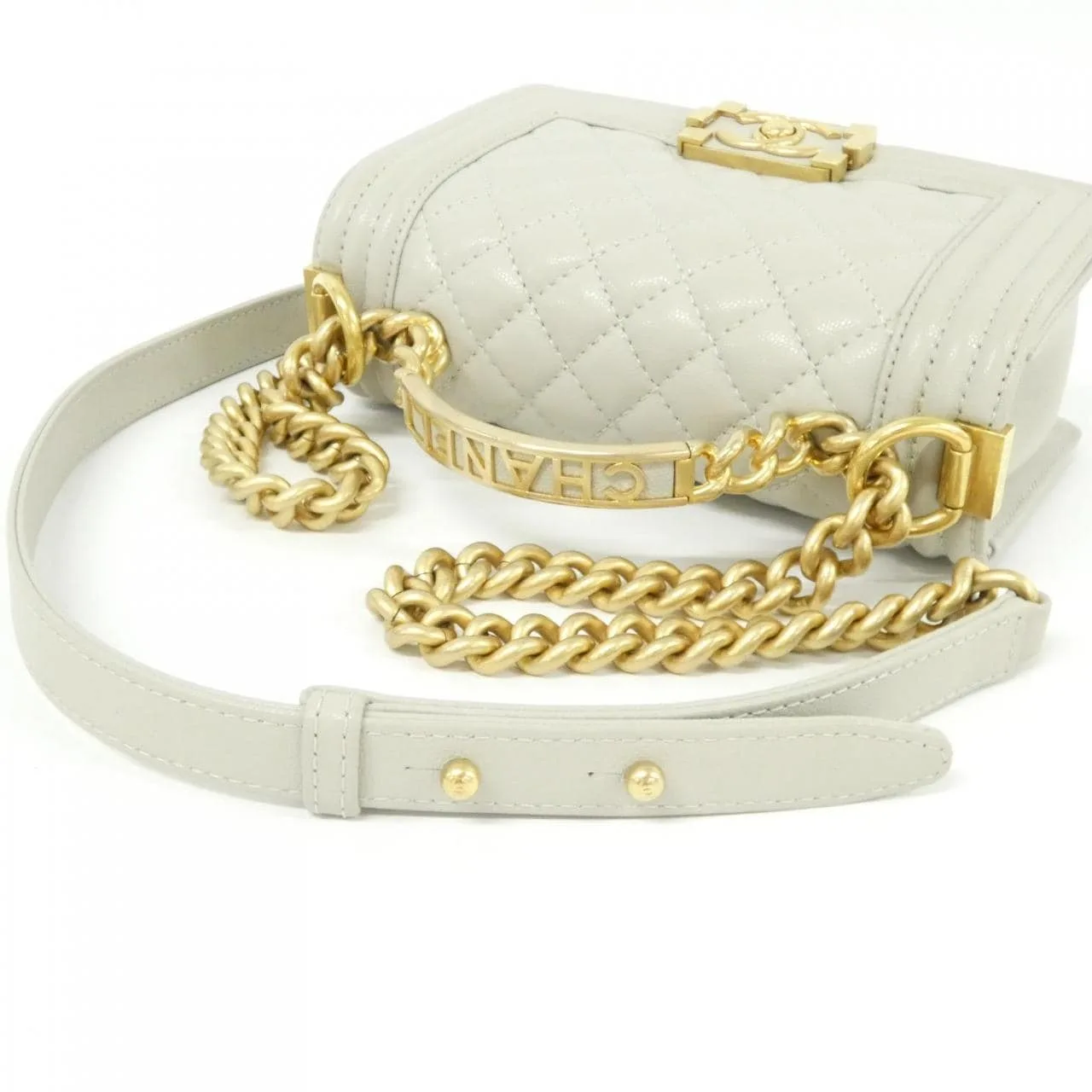 CHANEL Boy Chanel 94805 手提包 荔枝紋牛皮