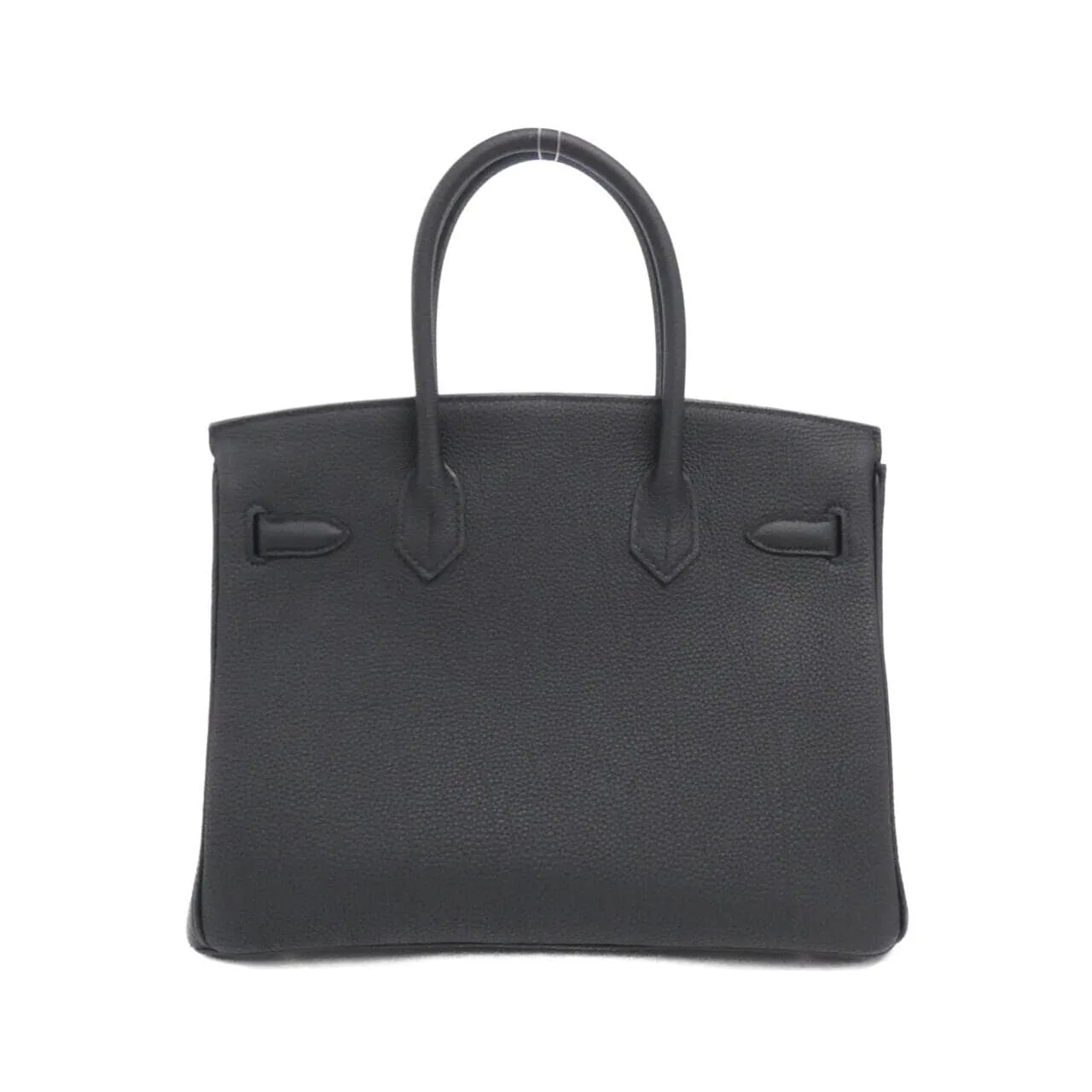 HERMES Birkin 030520CK Handbag Togo Black Togo Leather Rank A - Thumbnail 2