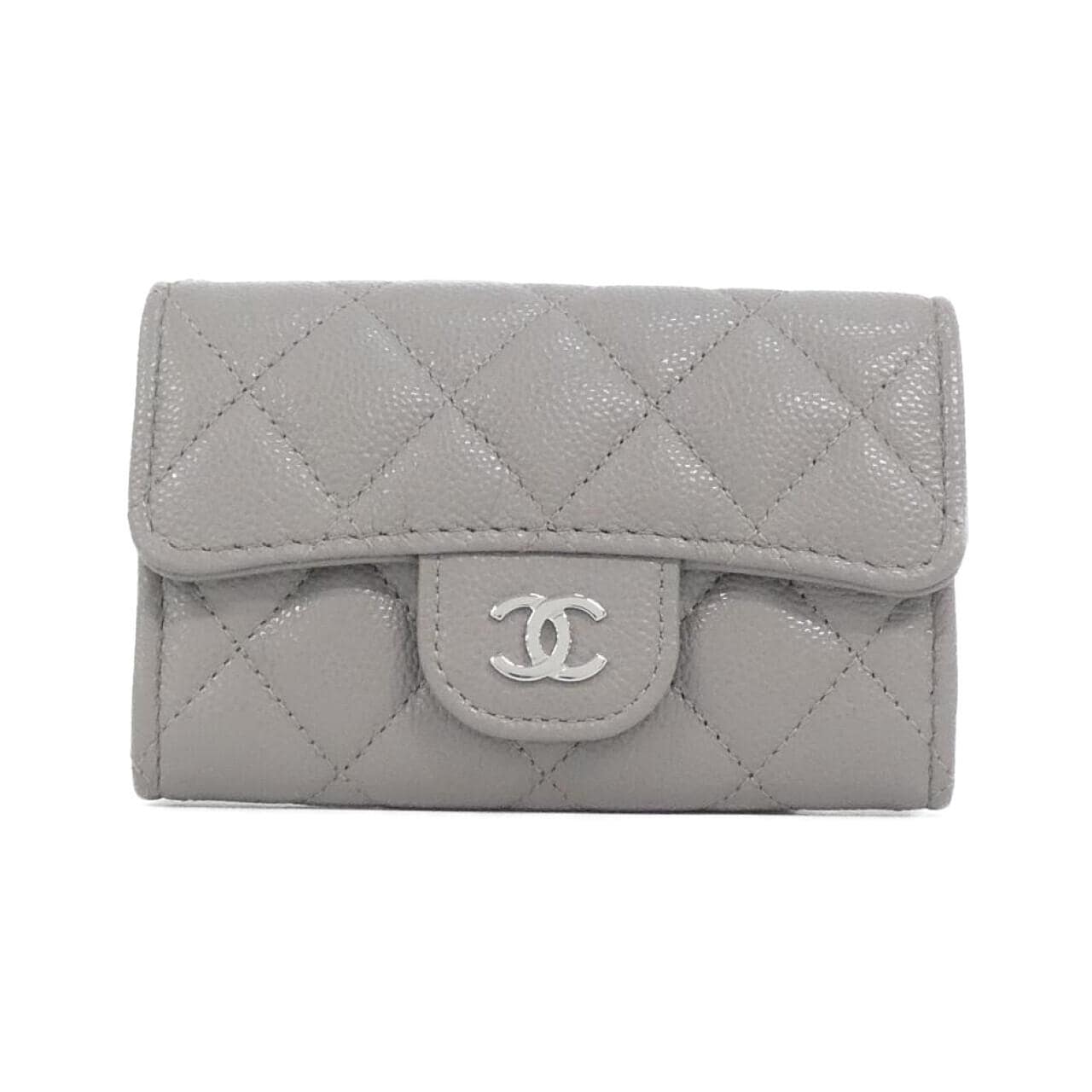 CHANEL Timeless Classic AP0214 Card Case Grained Calfskin