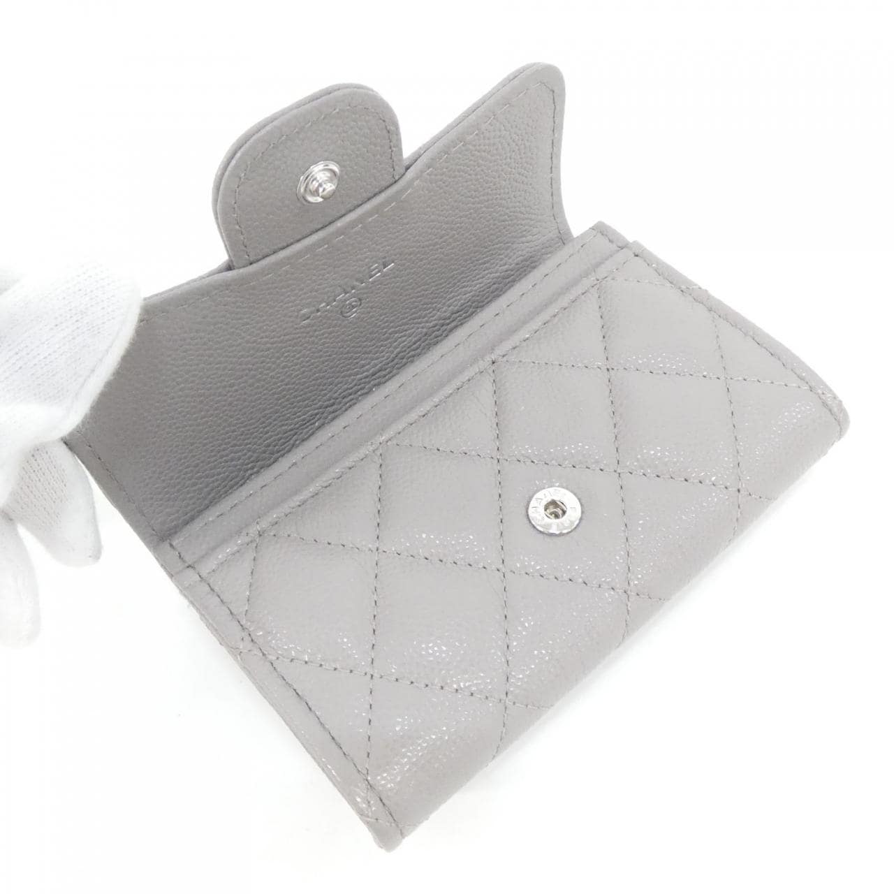 CHANEL Timeless Classic AP0214 Card Case Grained Calfskin 3