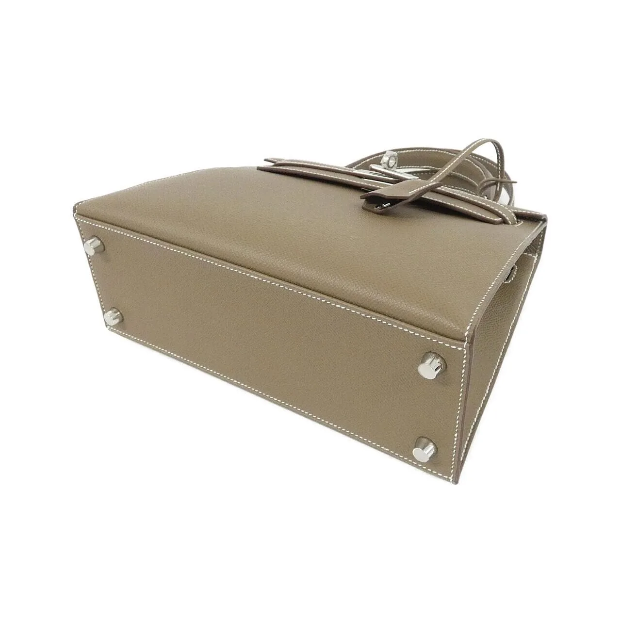 HERMES Kelly 038416CK Handbag Epsom Etoupe Epsom Leather Unused - Thumbnail 3
