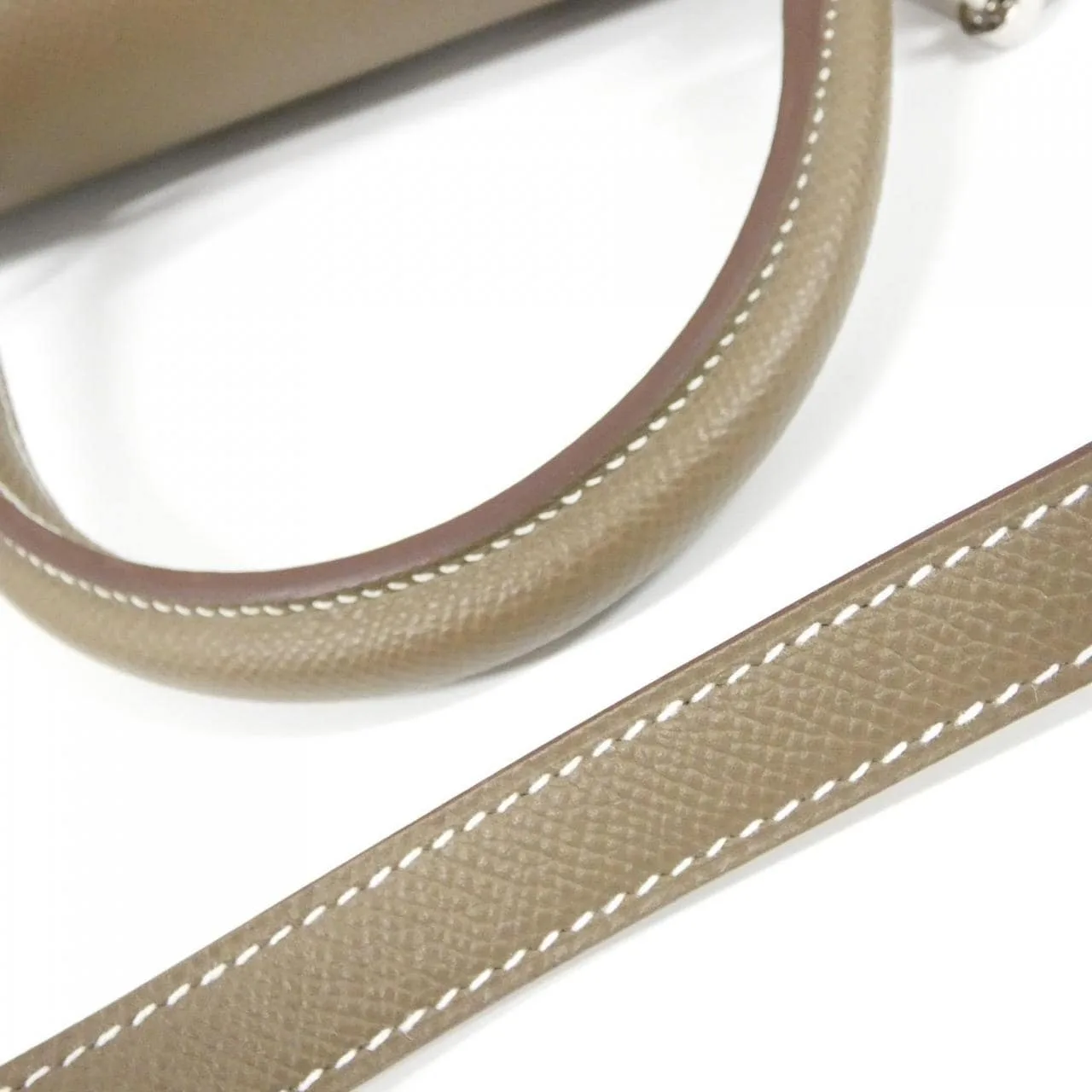 HERMES Kelly 038416CK Handbag Epsom Etoupe Epsom Leather Unused - Thumbnail 6