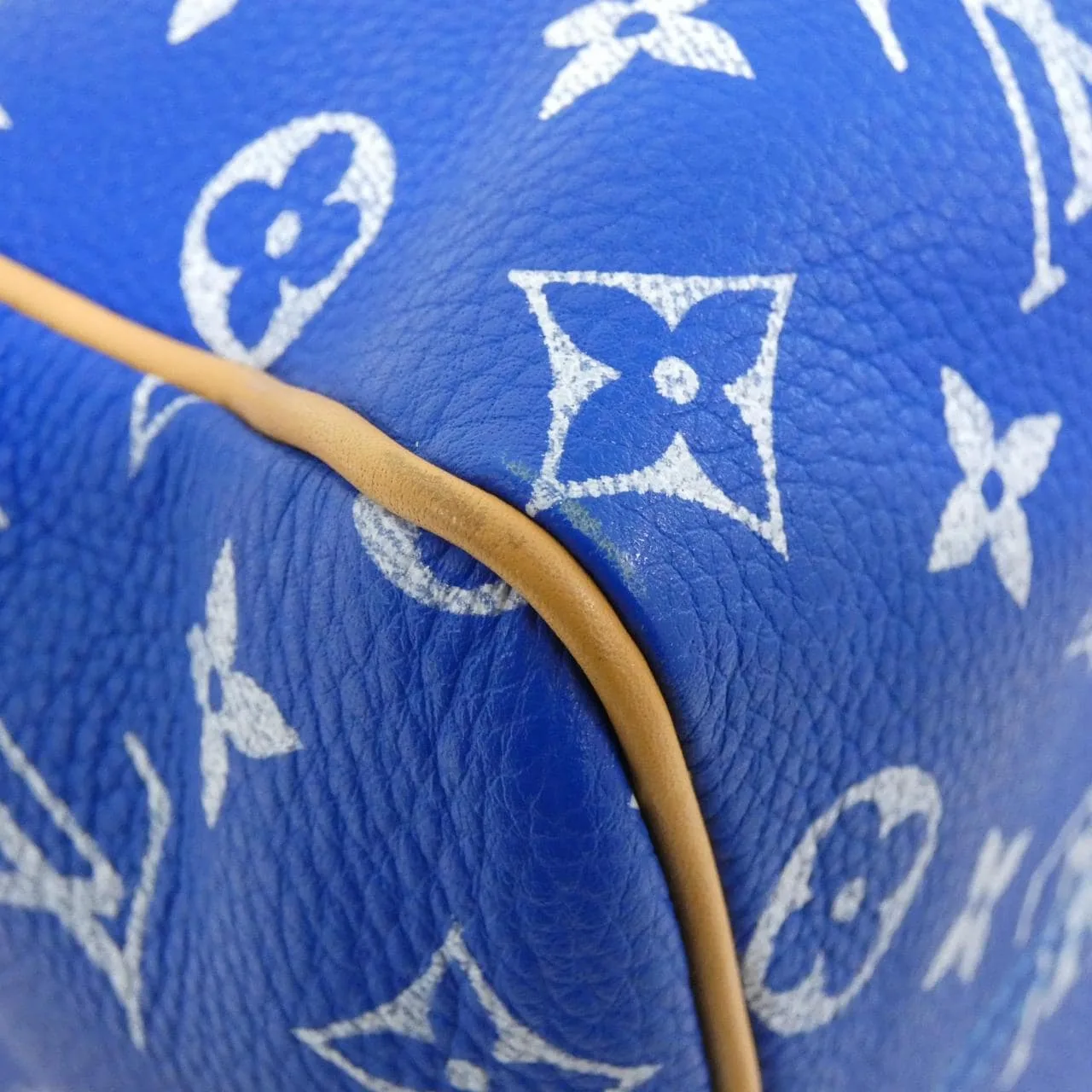 LOUIS VUITTON Speedy M24424 Boston Monogram Blue Monogram Rank A - Thumbnail 2