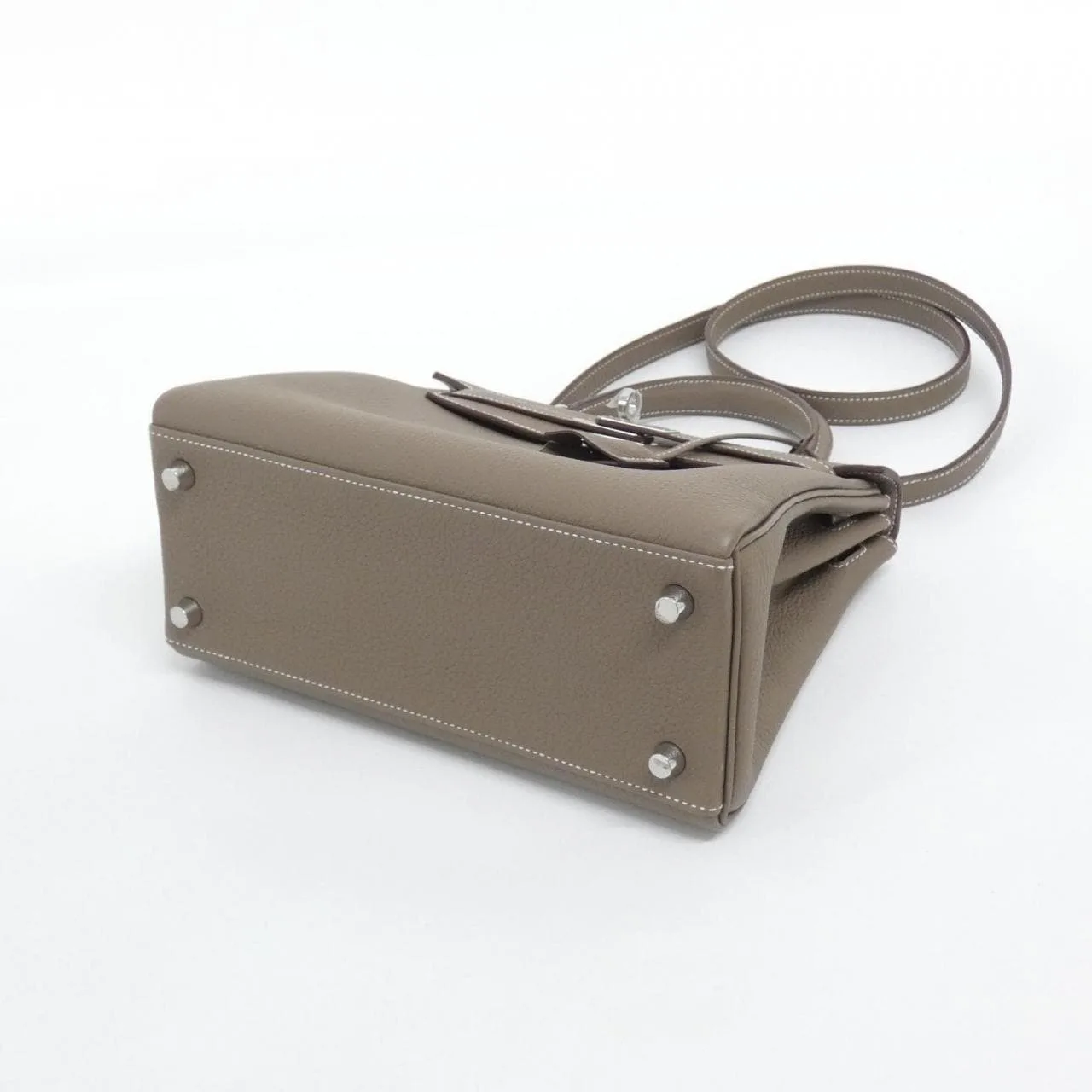 HERMES Kelly 044624CK Handbag Togo