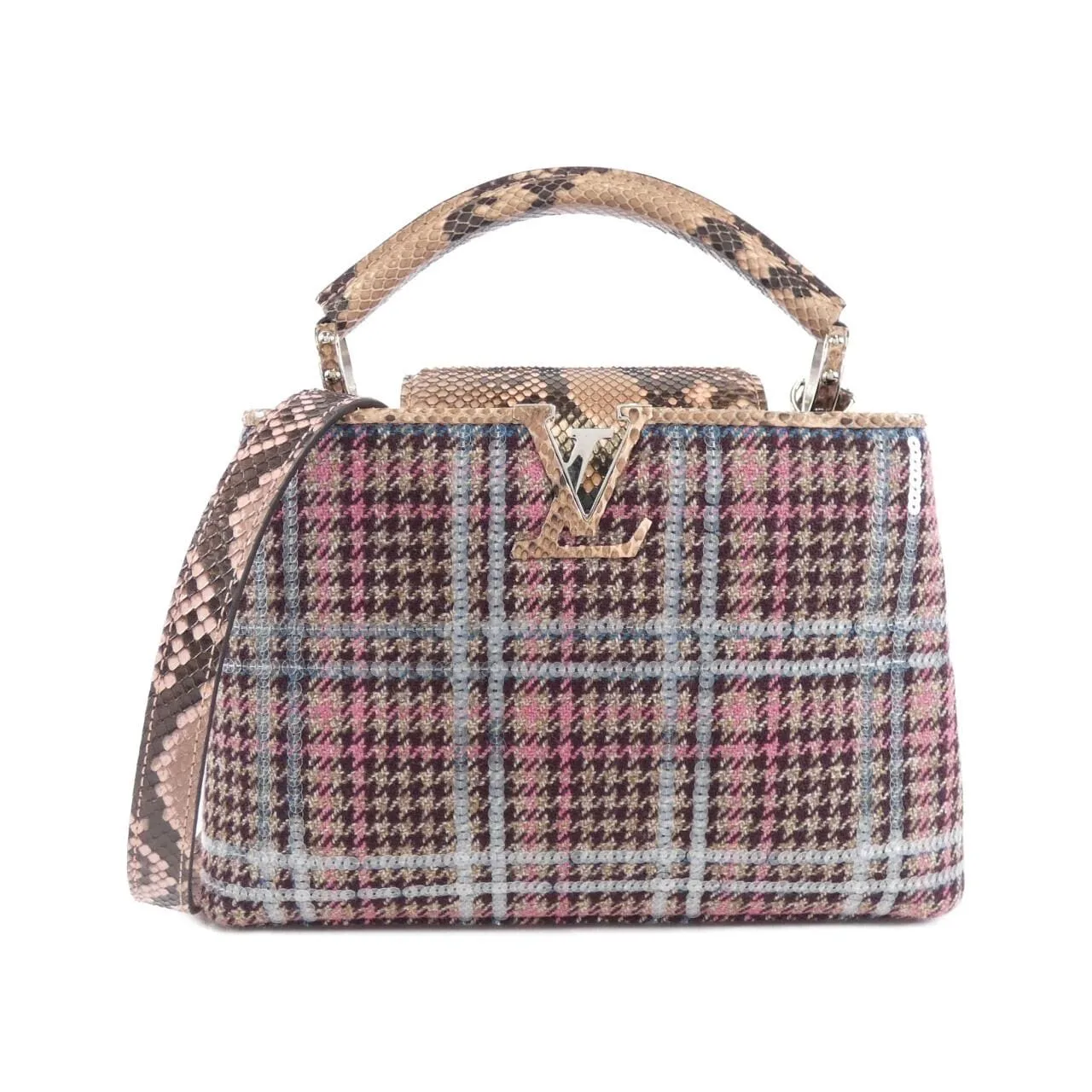 LOUIS VUITTON Capucines Handbag Leather