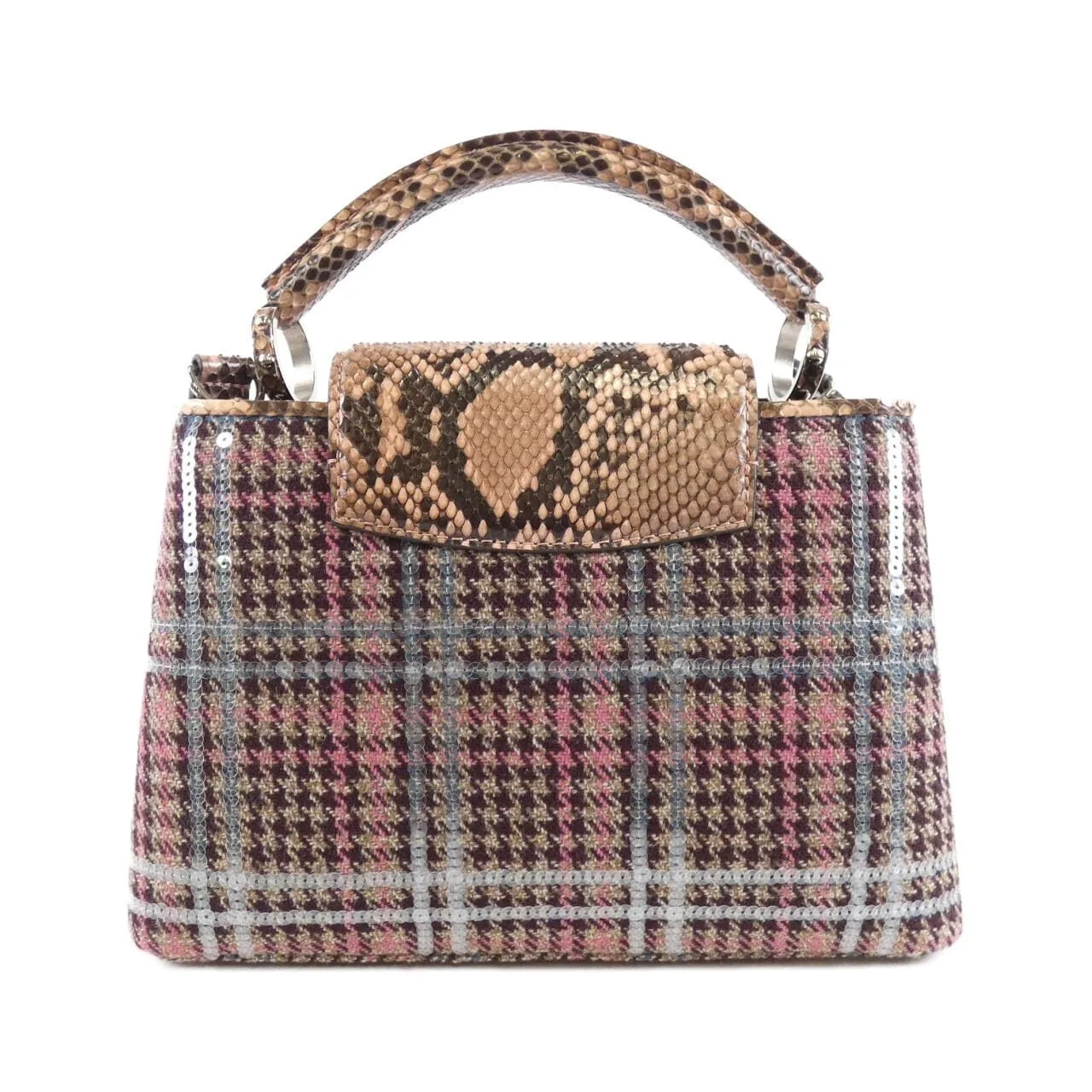 LOUIS VUITTON Capucines Handbag Leather