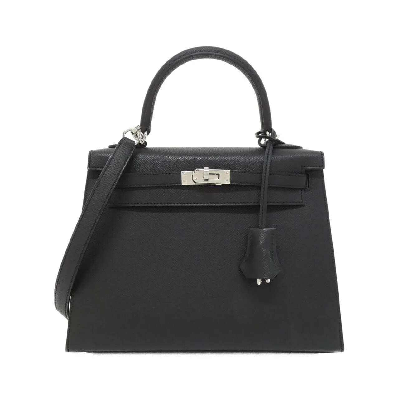 HERMES Kelly 038416CK Handbag Epsom Black