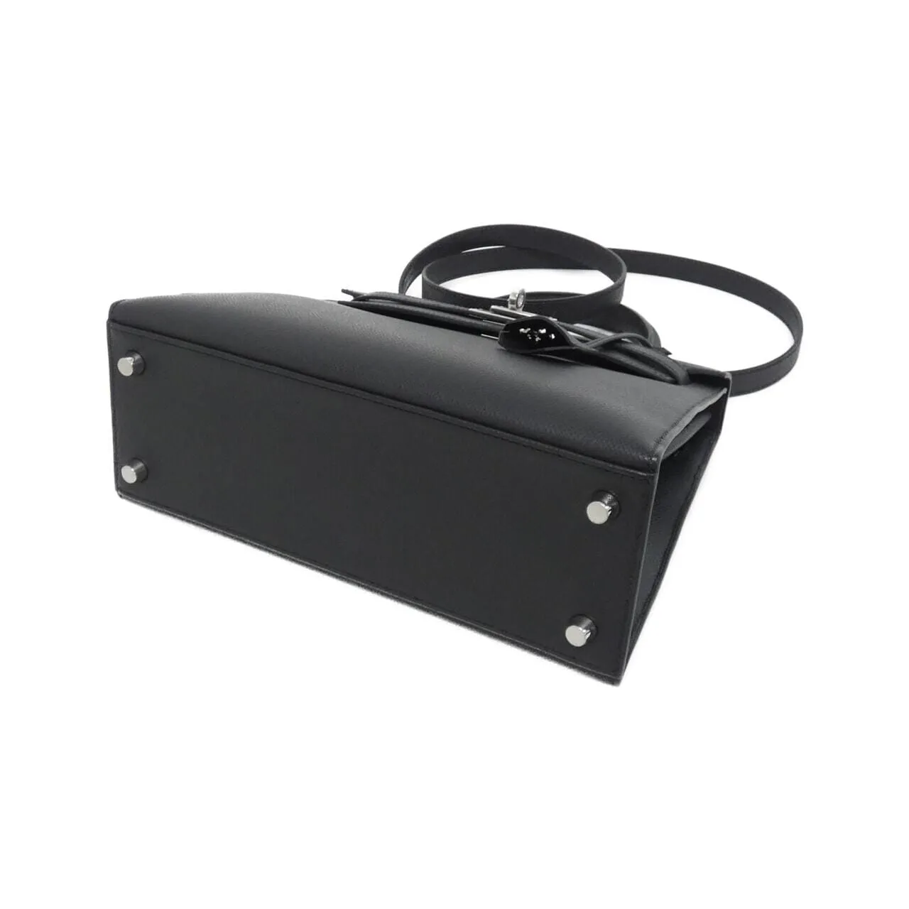 HERMES Kelly 038416CK Handbag Epsom Black Epsom Leather Unused - Thumbnail 3