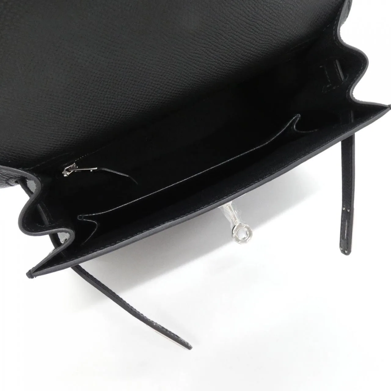 HERMES Kelly 038416CK Handbag Epsom Black Epsom Leather Unused - Thumbnail 6