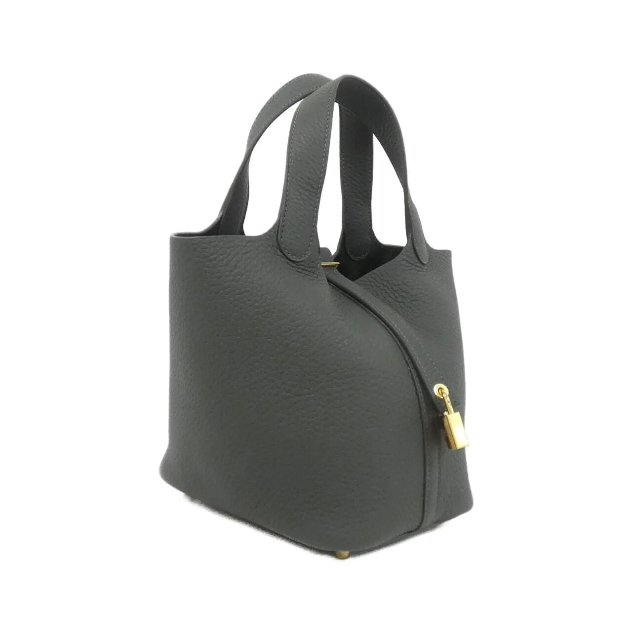 HERMES Picotin 056289CC Handbag Clemence