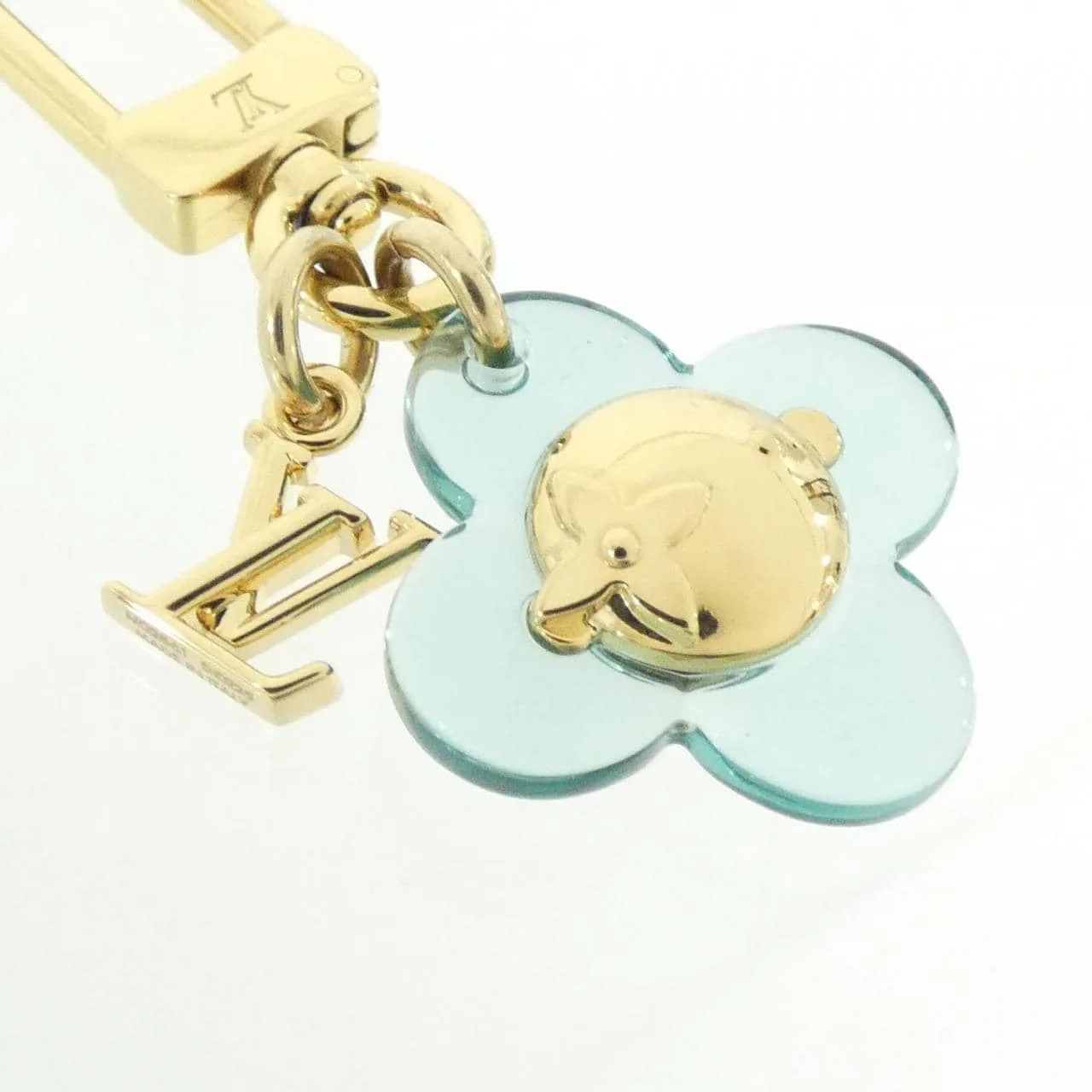 LOUIS VUITTON M02861 Key Case Blue Rank A - Thumbnail 2