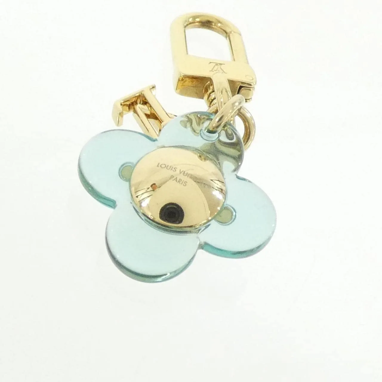 LOUIS VUITTON M02861 Key Case Blue Rank A - Thumbnail 3