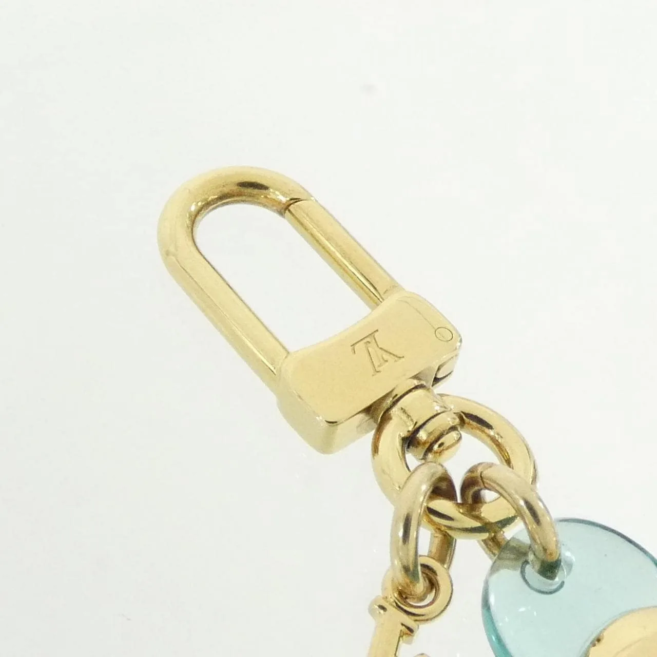 LOUIS VUITTON M02861 Key Case Blue Rank A - Thumbnail 4