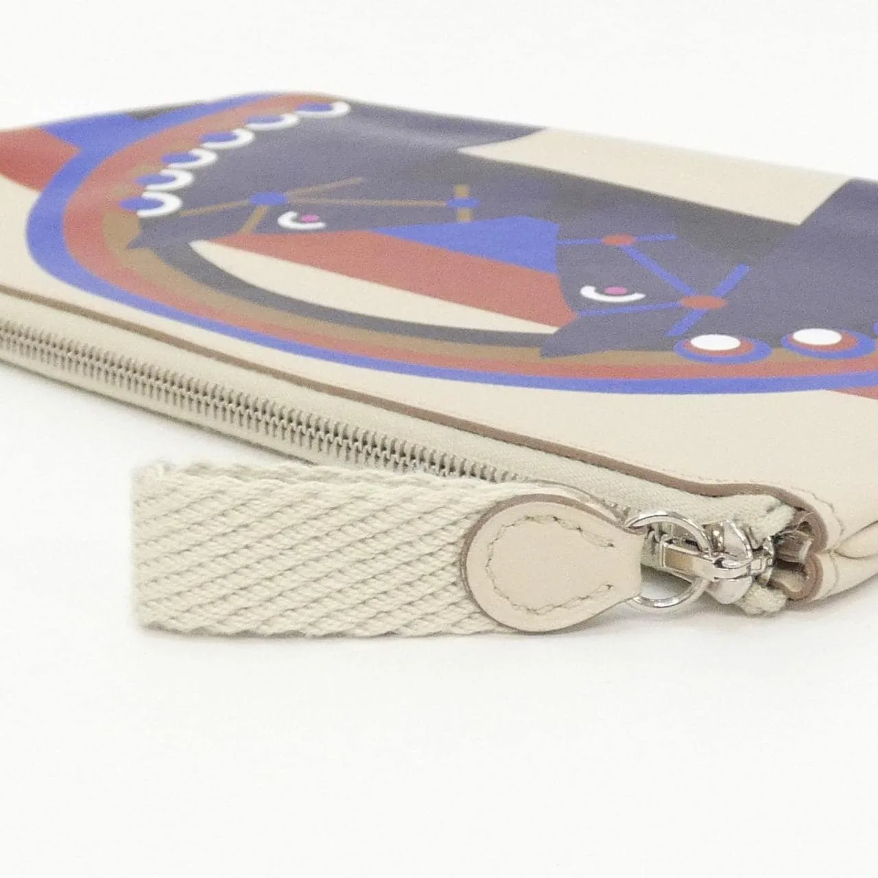 HERMES 082152CK Pouch Swift Black Swift Leather Rank A - Thumbnail 4