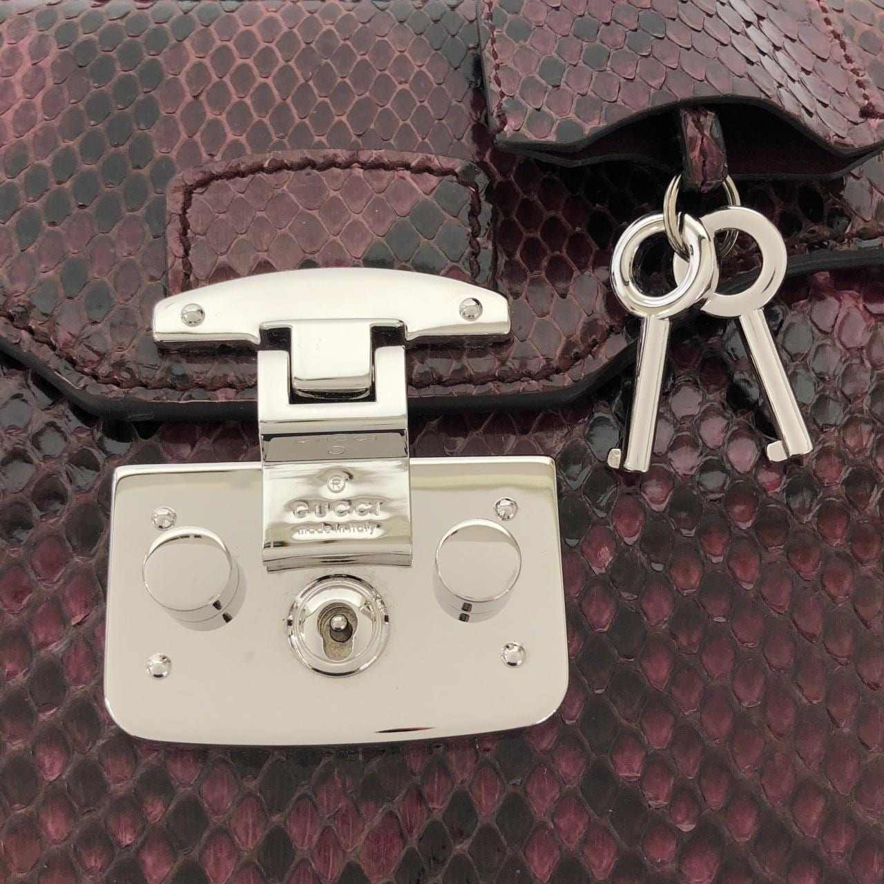 GUCCI 331823 手提包 蟒蛇皮 4