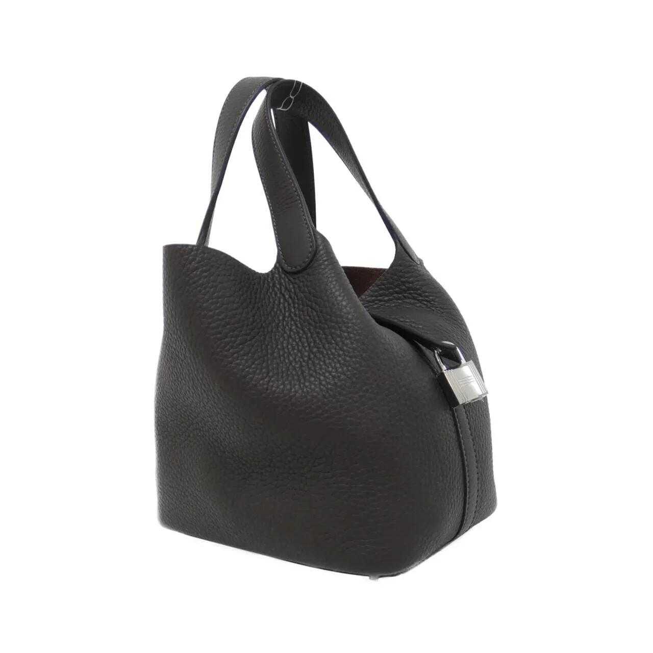HERMES Picotin 056289CK Handbag Clemence
