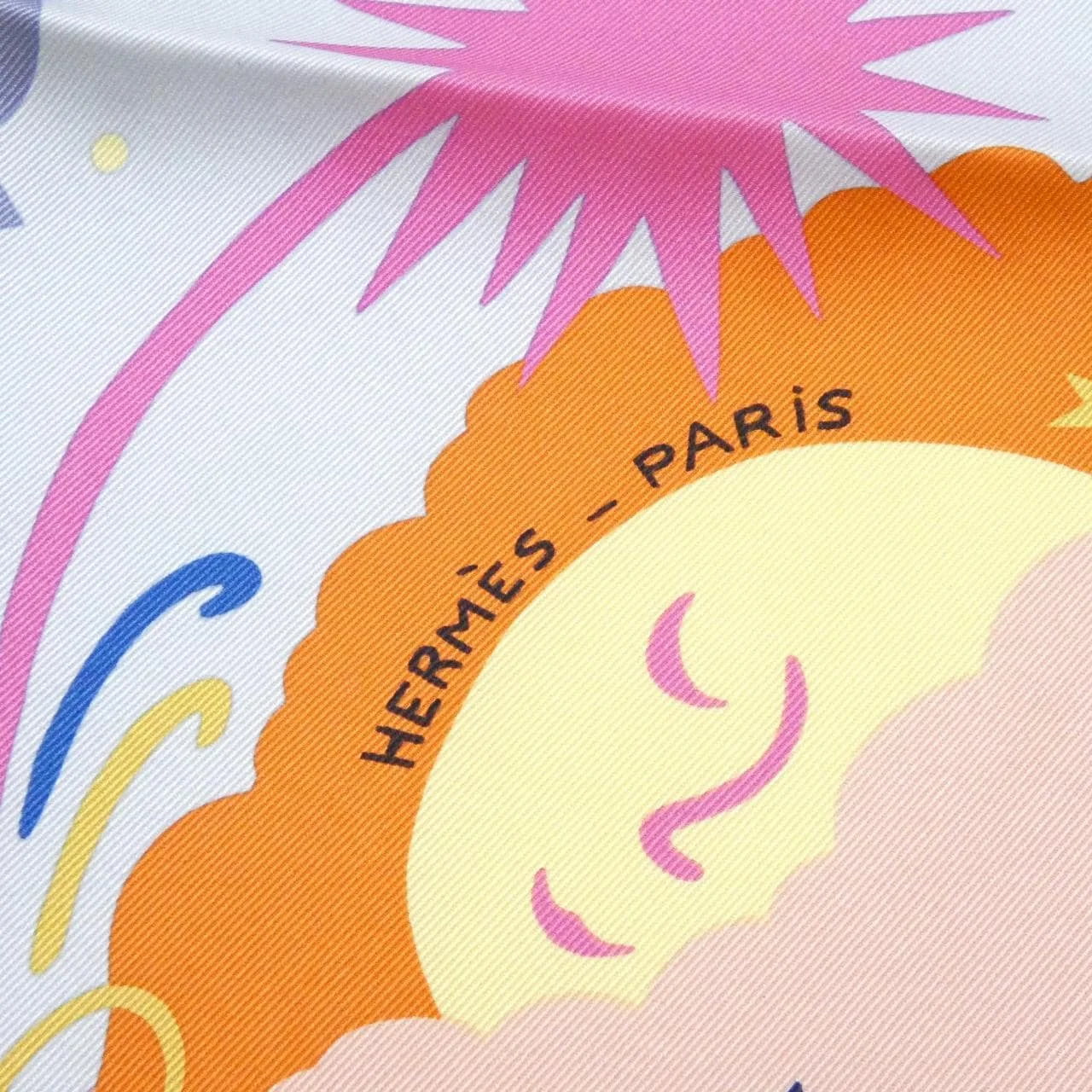 HERMES Scarf Black Rank A - Thumbnail 2