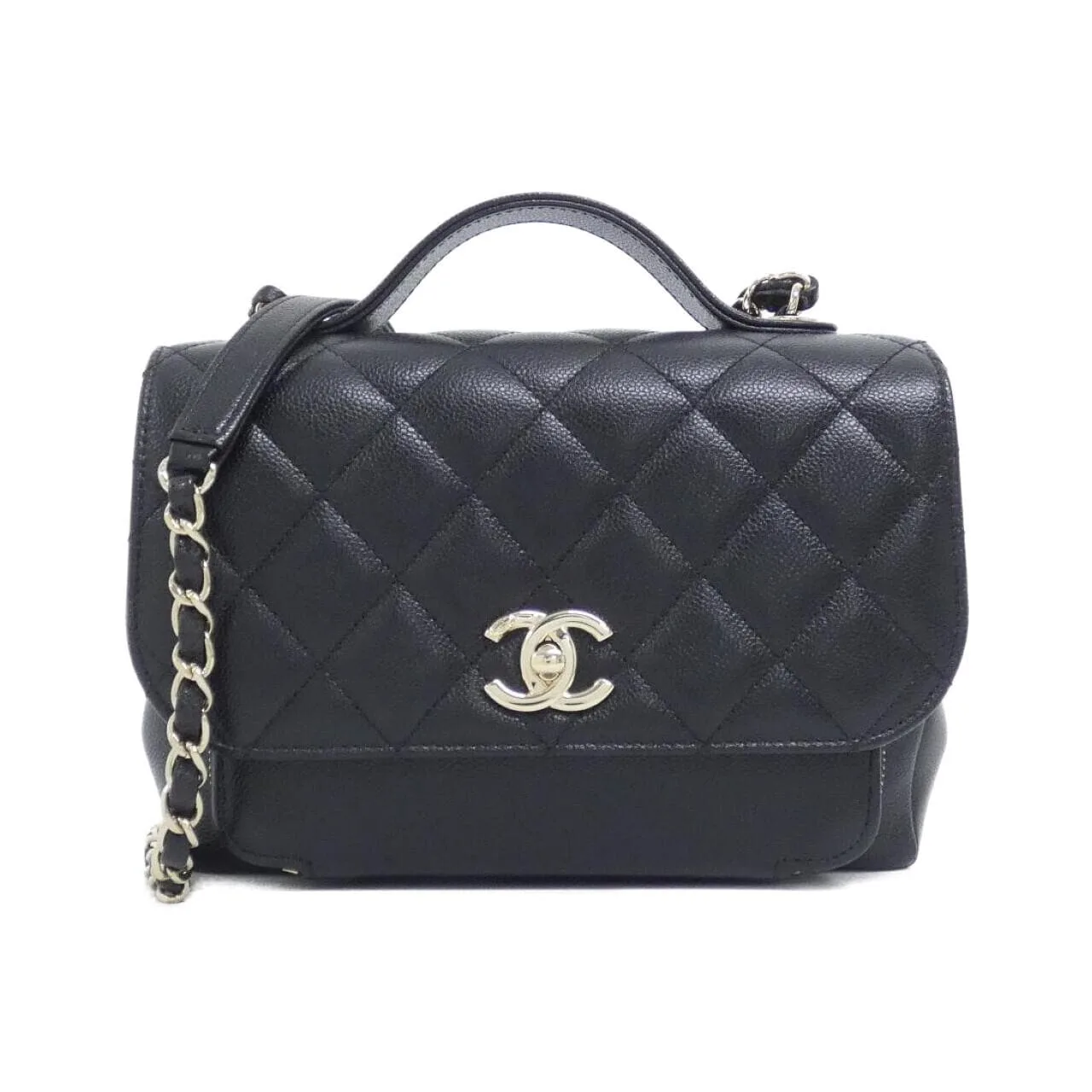 CHANEL 93607 Handbag Grained Calfskin