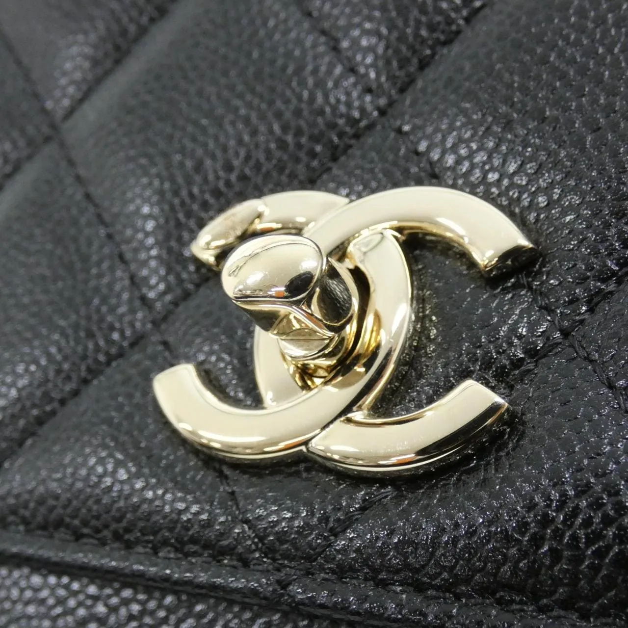 CHANEL 93607 手提包 荔枝紋牛皮 4