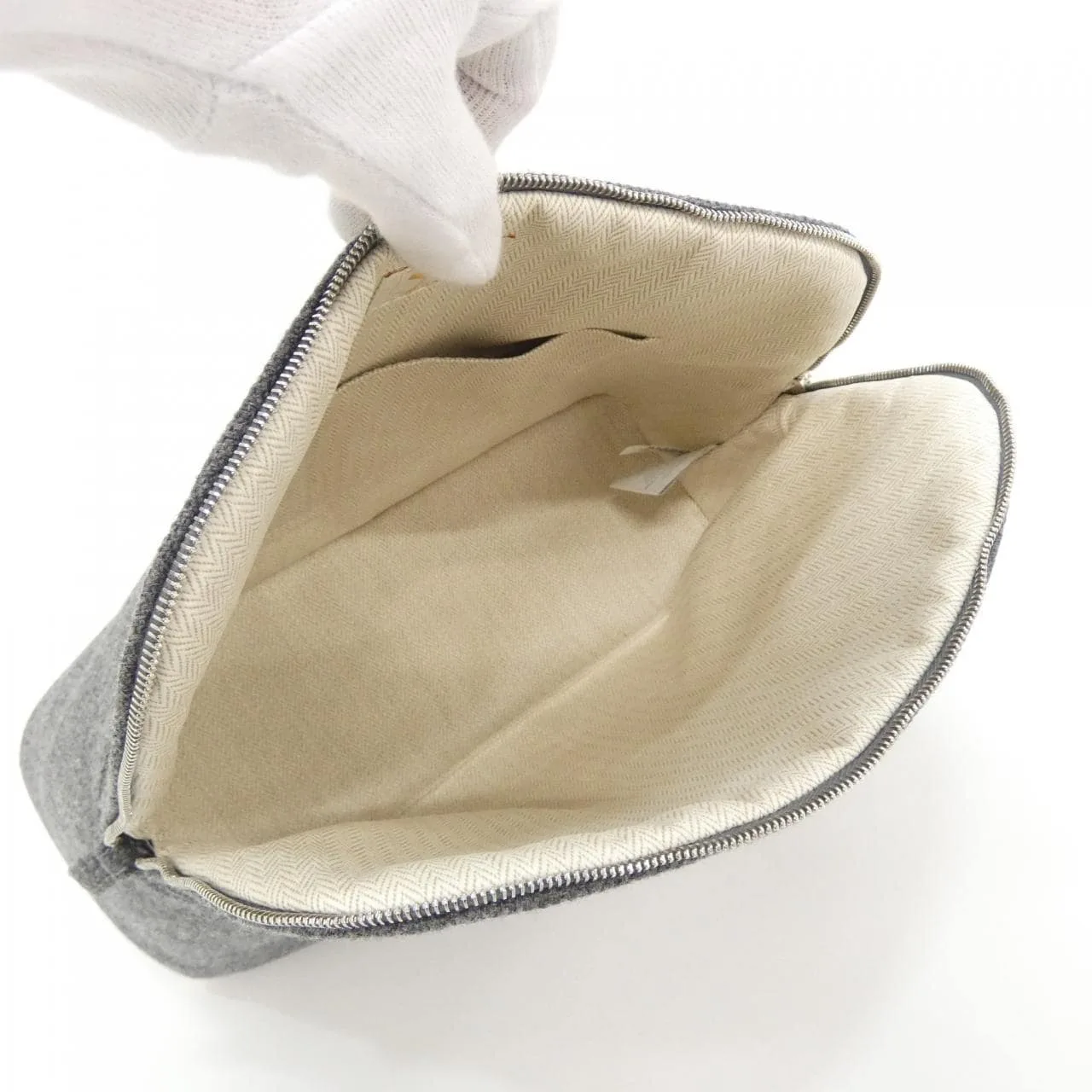HERMES 103834M Pouch Black Rank A - Thumbnail 6