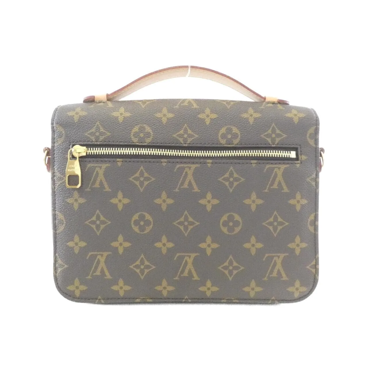 LOUIS VUITTON Pochette M40780 Handbag Monogram Black Monogram Rank B - Thumbnail 2