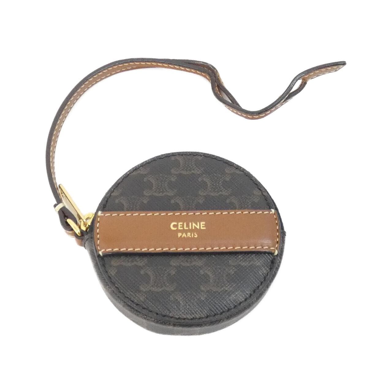 CELINE 10G382BZ9 Coin Case Canvas