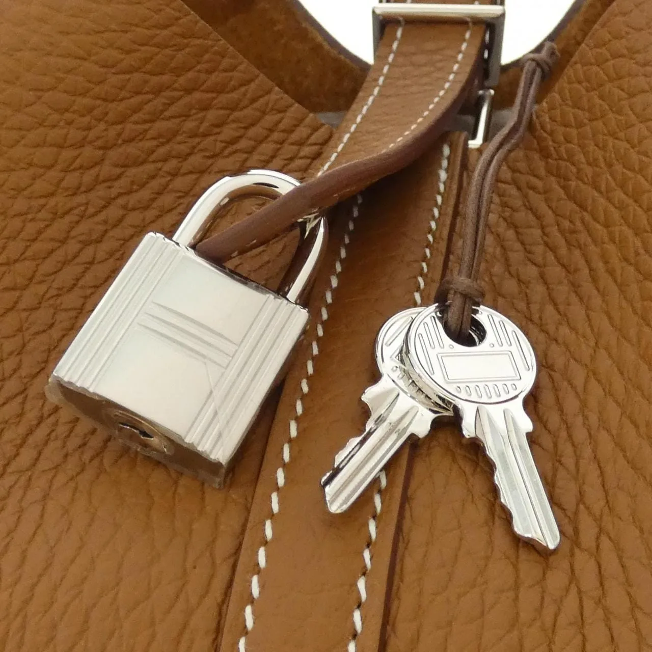 HERMES Picotin 056289CK Handbag Clemence 3