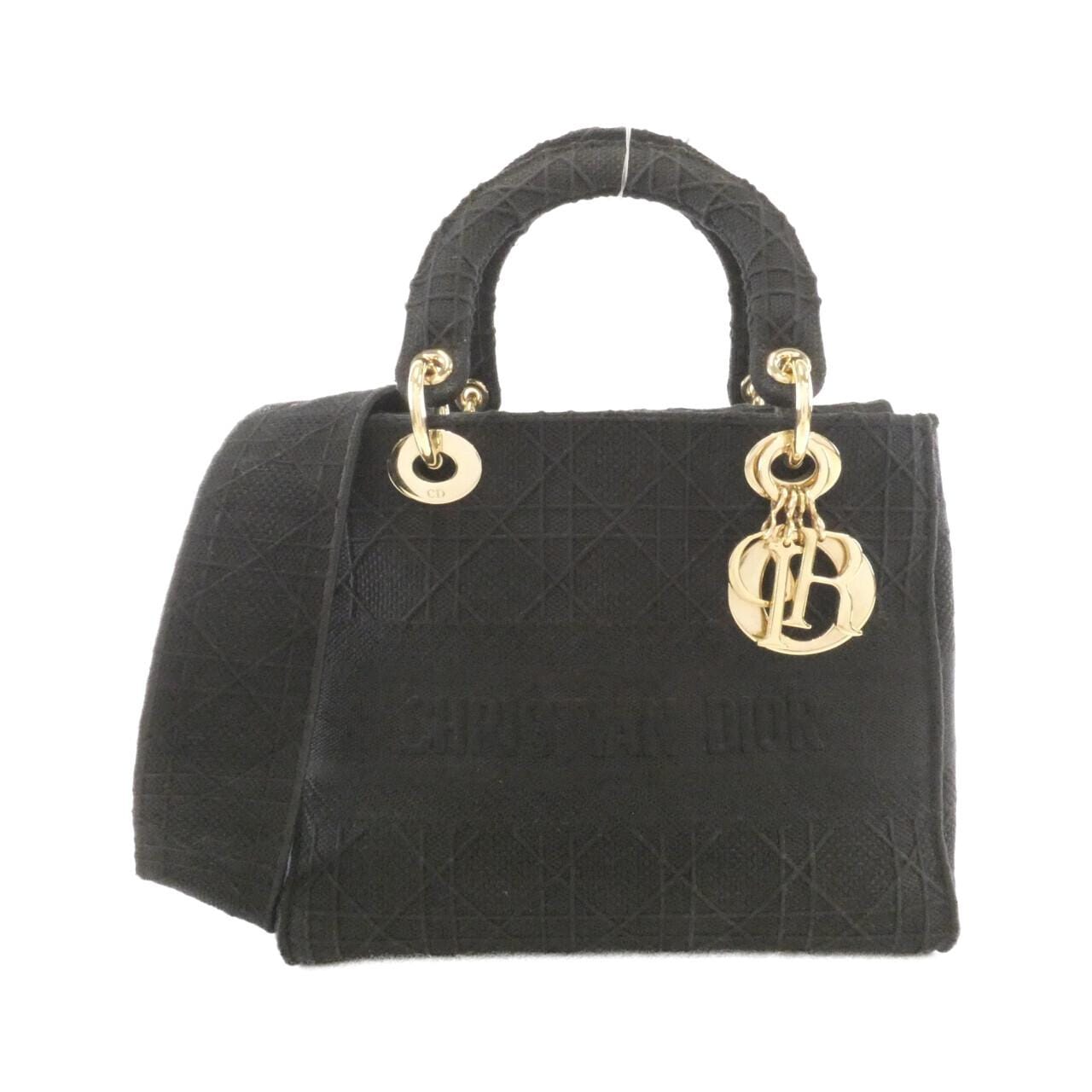 DIOR Lady Dior M0565OREY Handbag Canvas