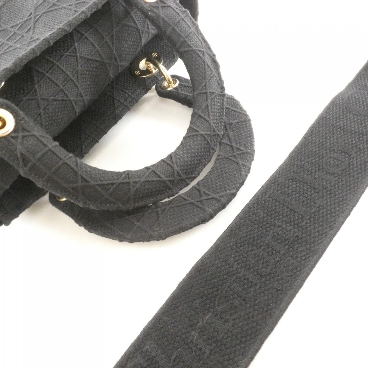 DIOR Lady Dior M0565OREY Handbag Canvas 4
