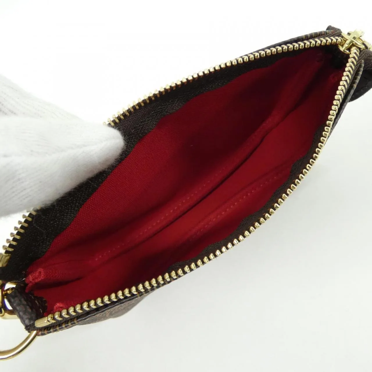 LOUIS VUITTON Pochette N58009 Pochette Damier Black Damier Rank A - Thumbnail 5