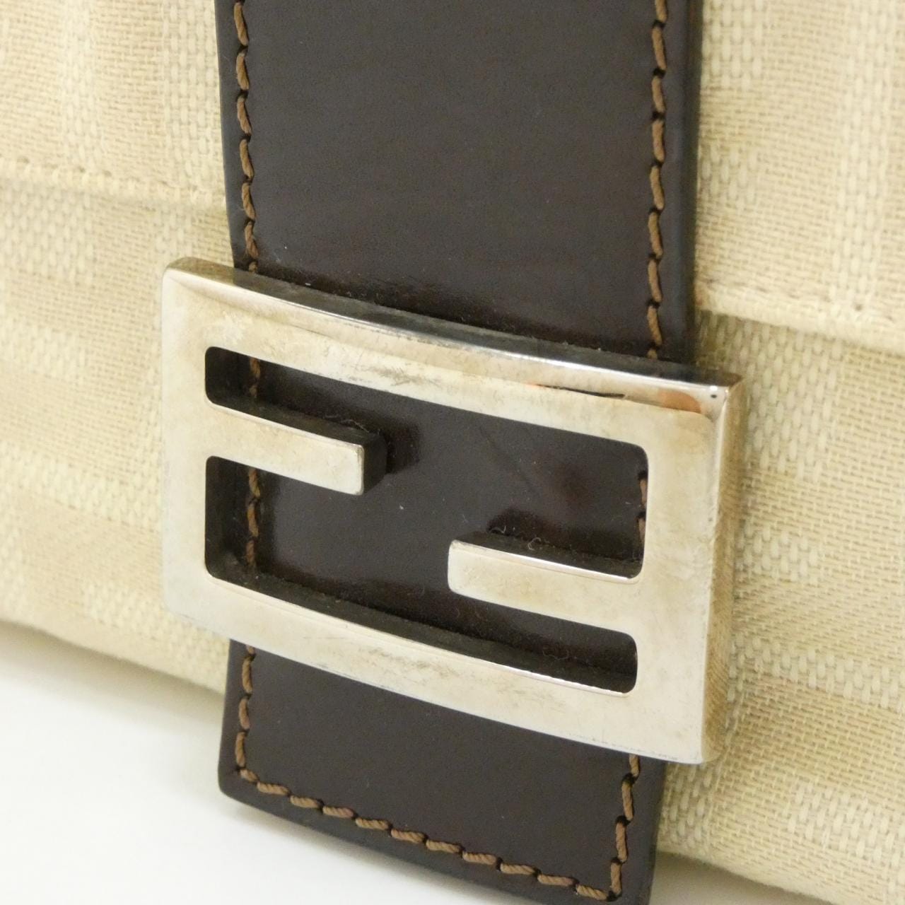 FENDI Baguette 26325 Shoulder Canvas 4