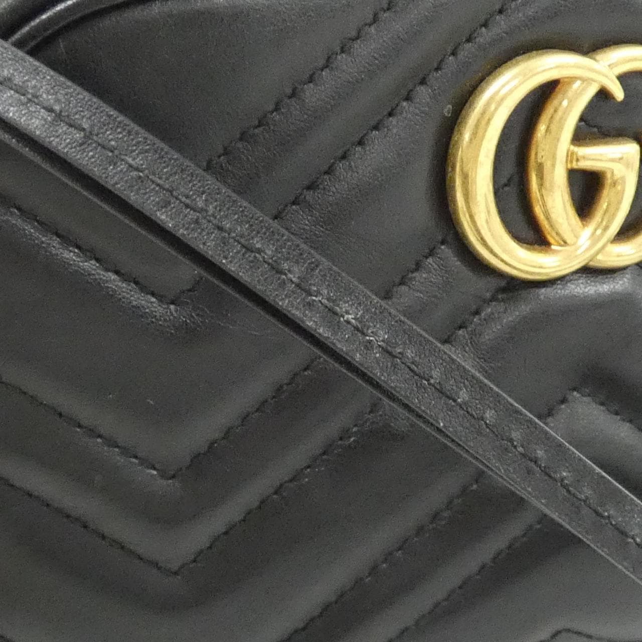 GUCCI GG Marmont 448065 DTD1T Shoulder Leather 5