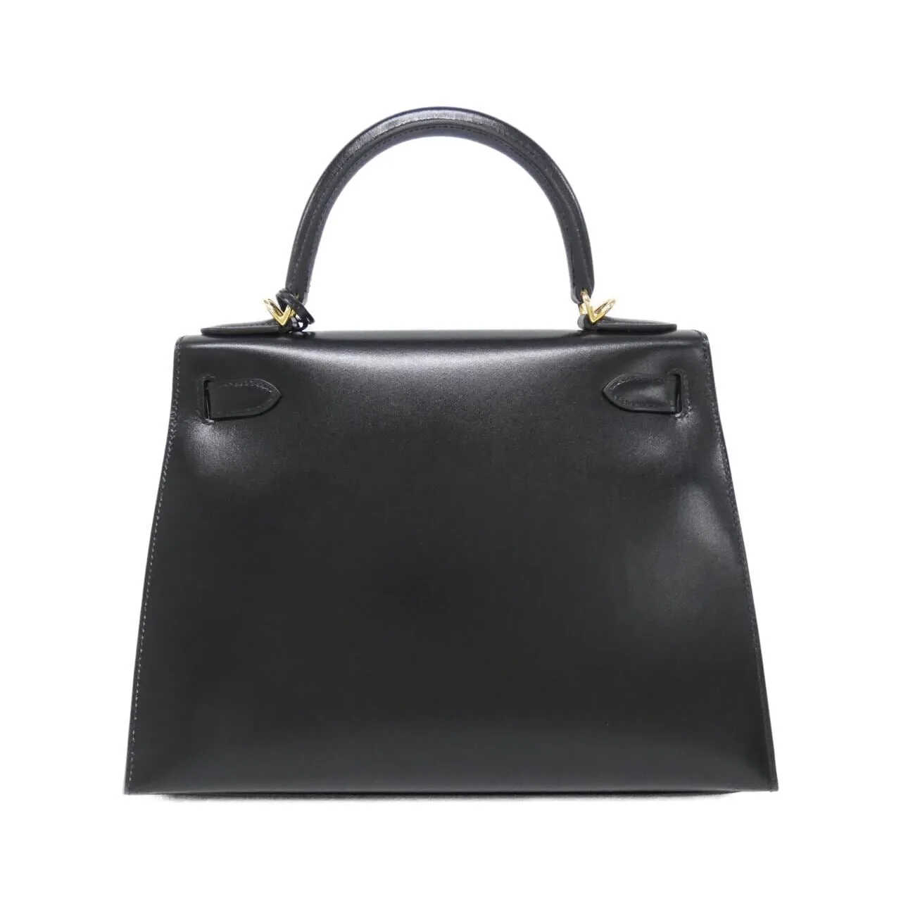 HERMES Kelly 001848CC Handbag Box Calf Black Box Calf Leather Unused - Thumbnail 2