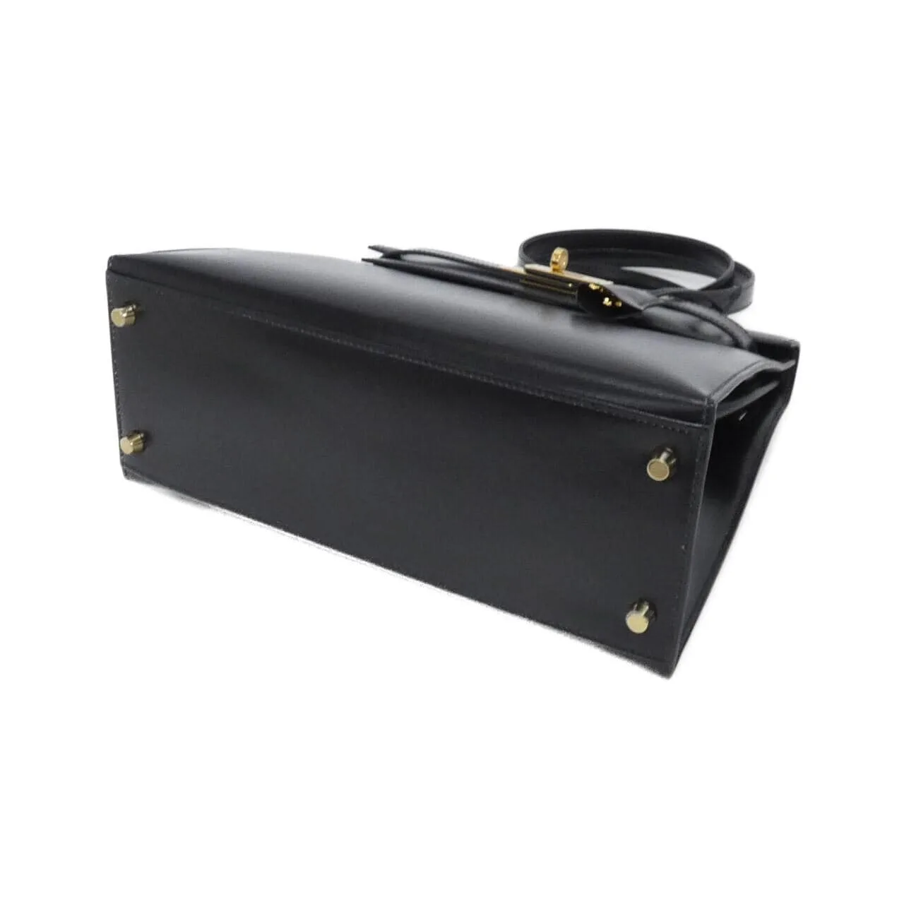 HERMES Kelly 001848CC Handbag Box Calf Black Box Calf Leather Unused - Thumbnail 3