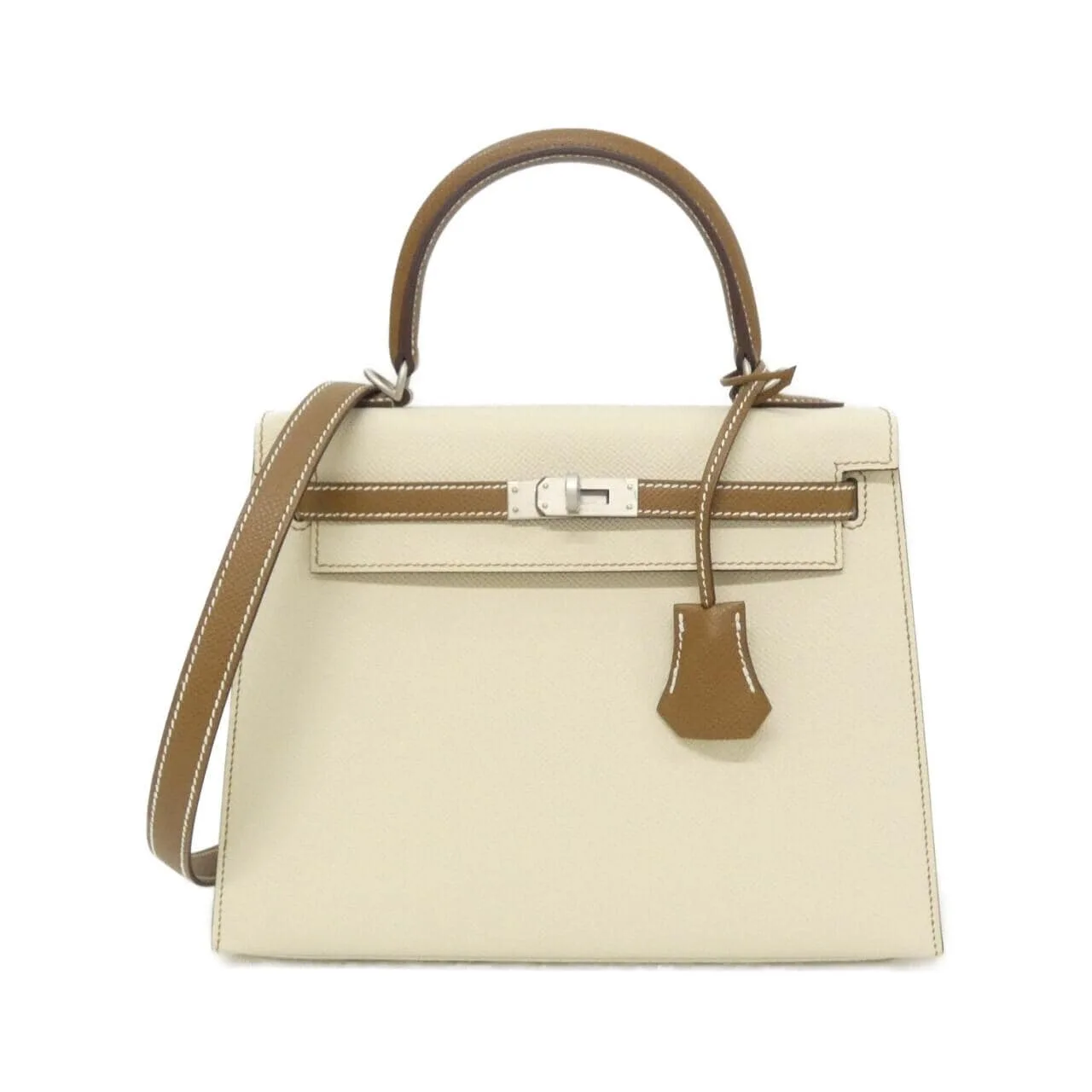 HERMES Kelly Handbag Epsom Black