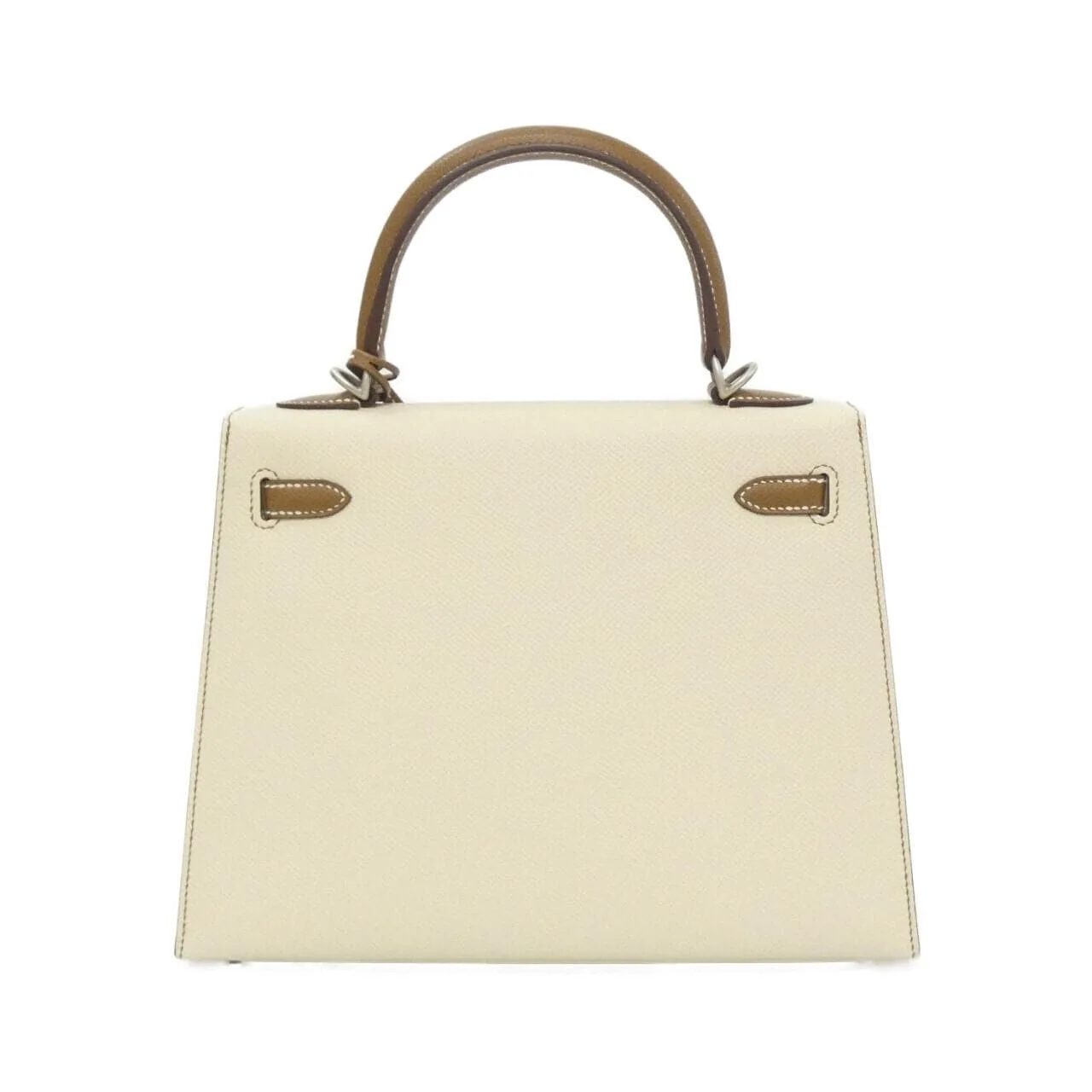 HERMES Kelly Handbag Epsom Black Epsom Leather Rank A - Thumbnail 2