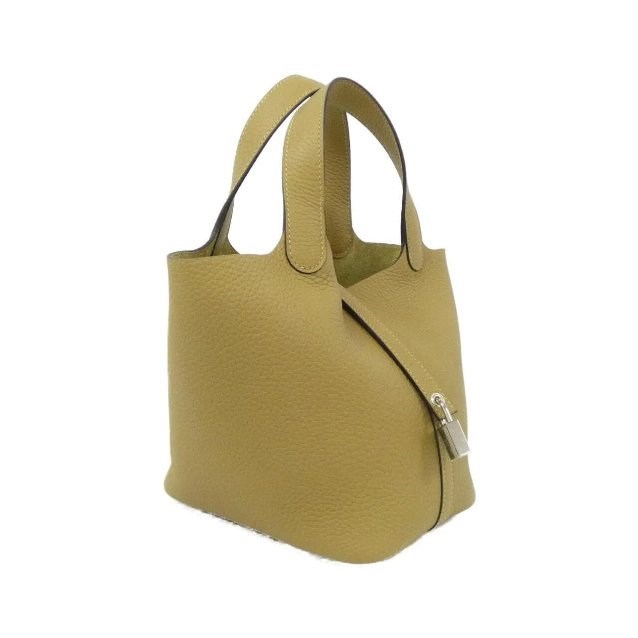 HERMES Picotin 056289CK Handbag Clemence
