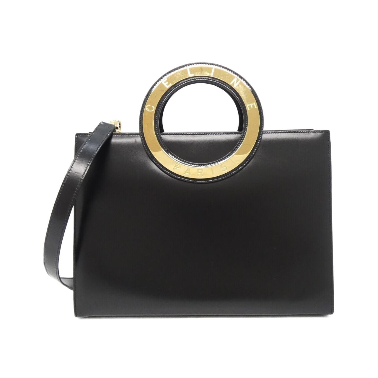 CELINE Handbag Leather