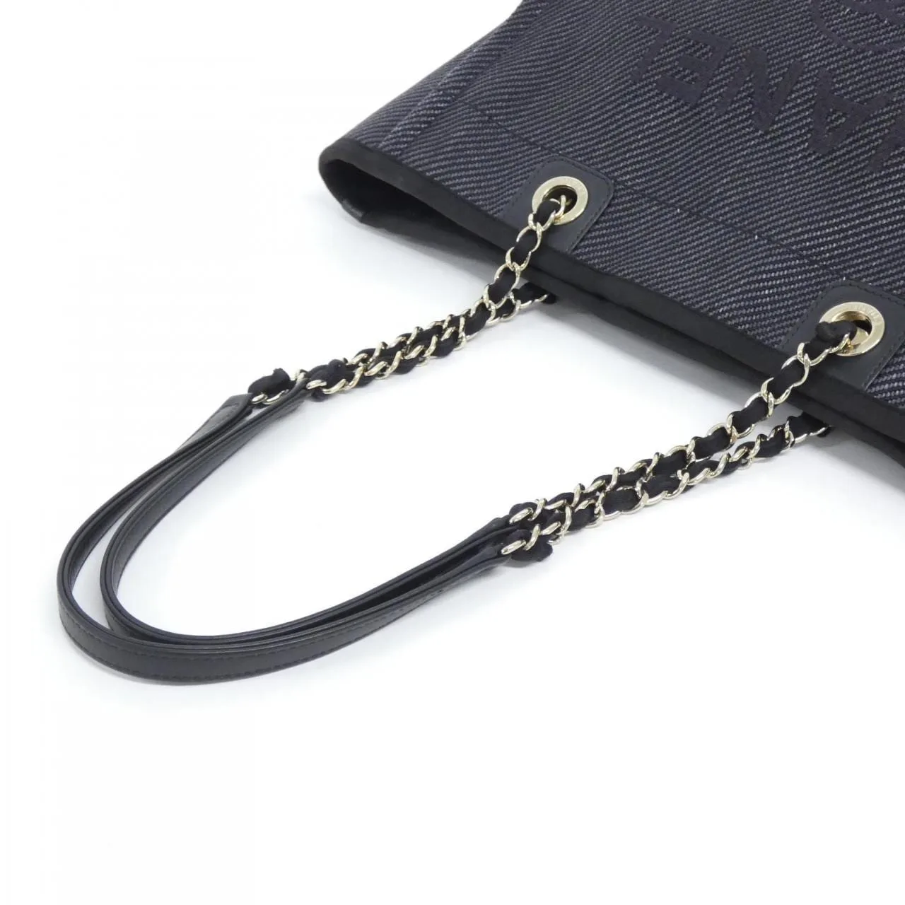 CHANEL Deauville 67001 手提包 帆布