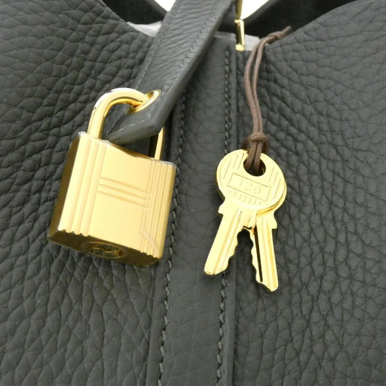 HERMES Picotin 056289CC Handbag Clemence 3